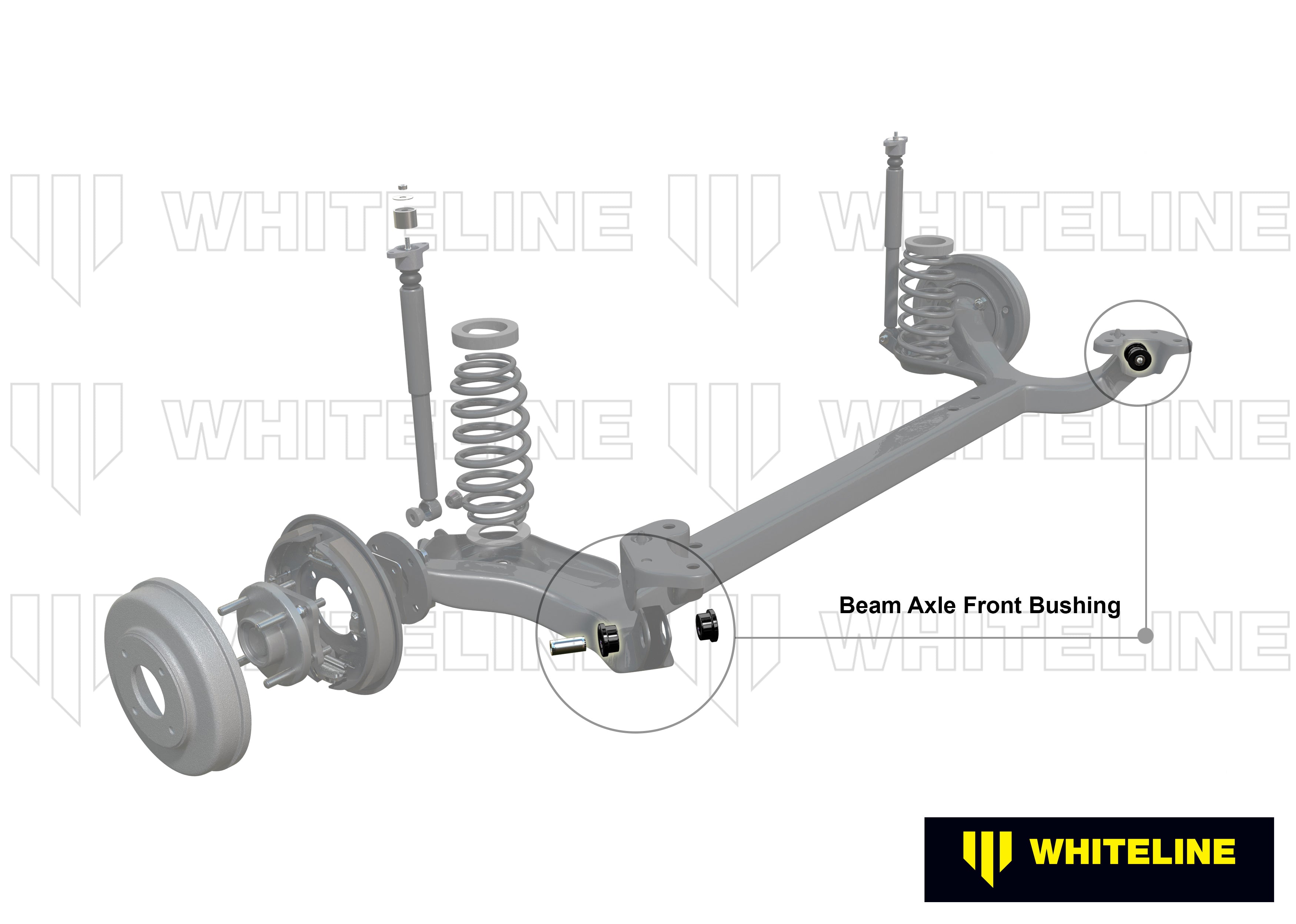 Rear Beam Axle - Bushing Kit to Suit VW Golf Mk2 and Jetta Mk2 A2