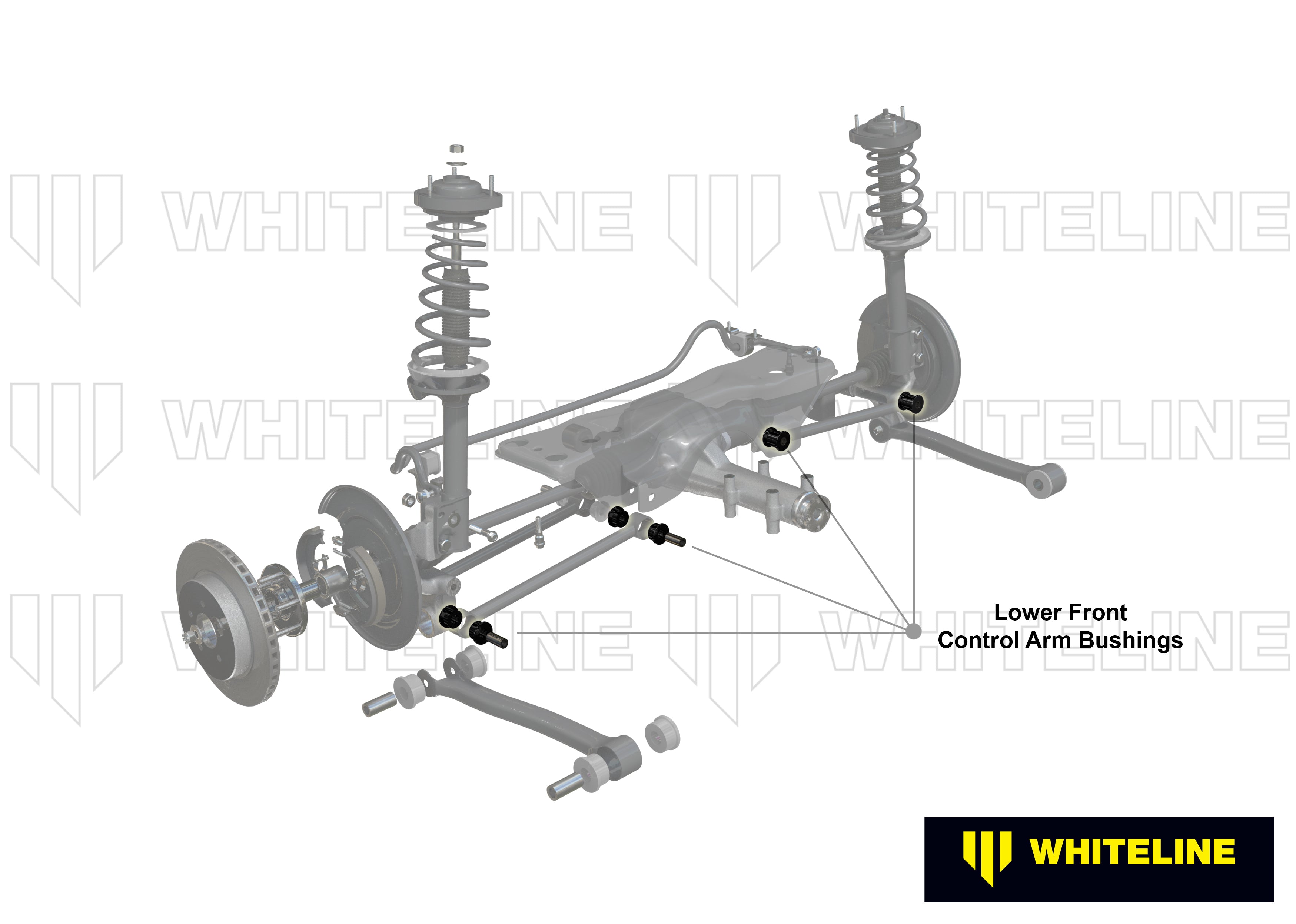 Rear Control Arm Lower - Bushing Kit to Suit Subaru Forester, Impreza, Liberty and Outback