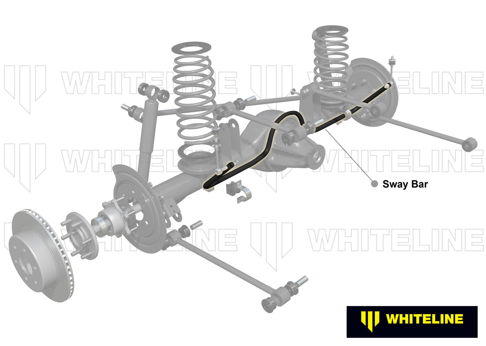 Rear Sway Bar - 20mm 3 Point Adjustable to Suit Toyota Corolla AE86