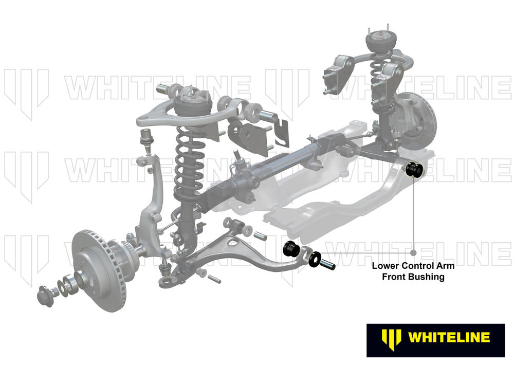 Front Control Arm Lower - Inner Front Bushing Kit-Double Offset to Suit Honda Accord and Euro CL, CM