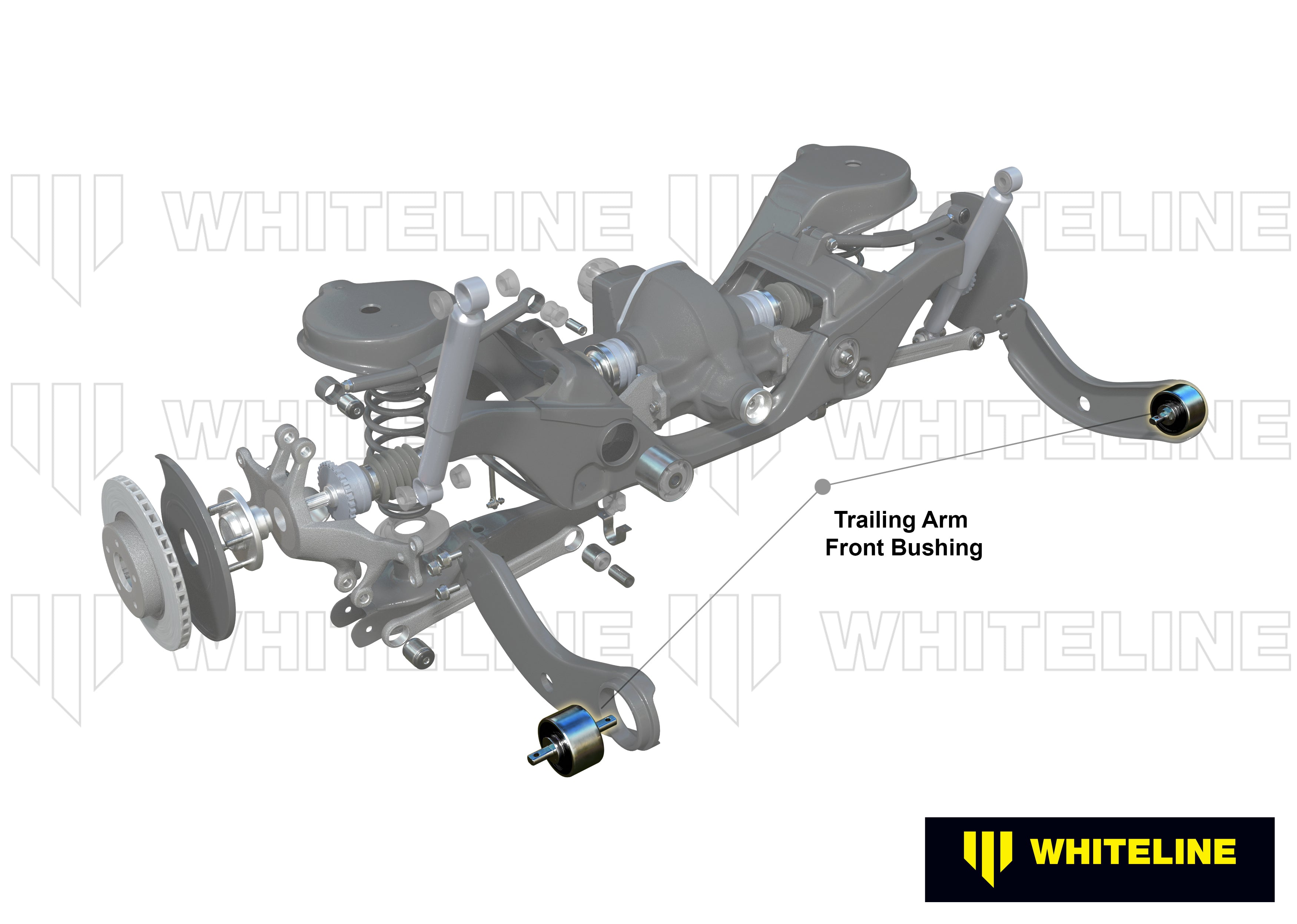 Rear Trailing Arm - Front Bushing Kit to Suit Ford Focus, Mazda3 and Volvo C30, S40