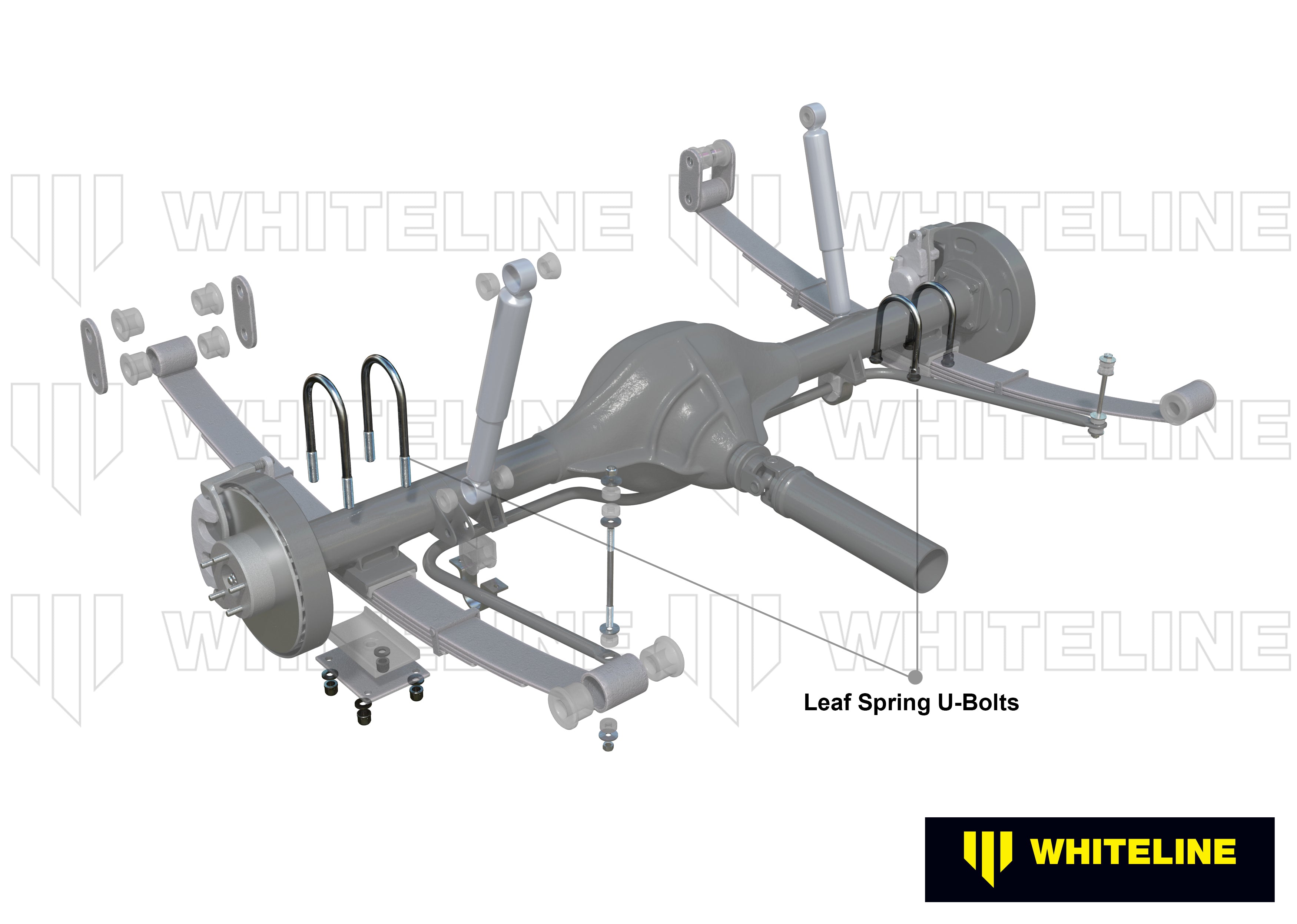 Universal U Bolts - ID=85mm, L=270mm, Thread=M14 - round top