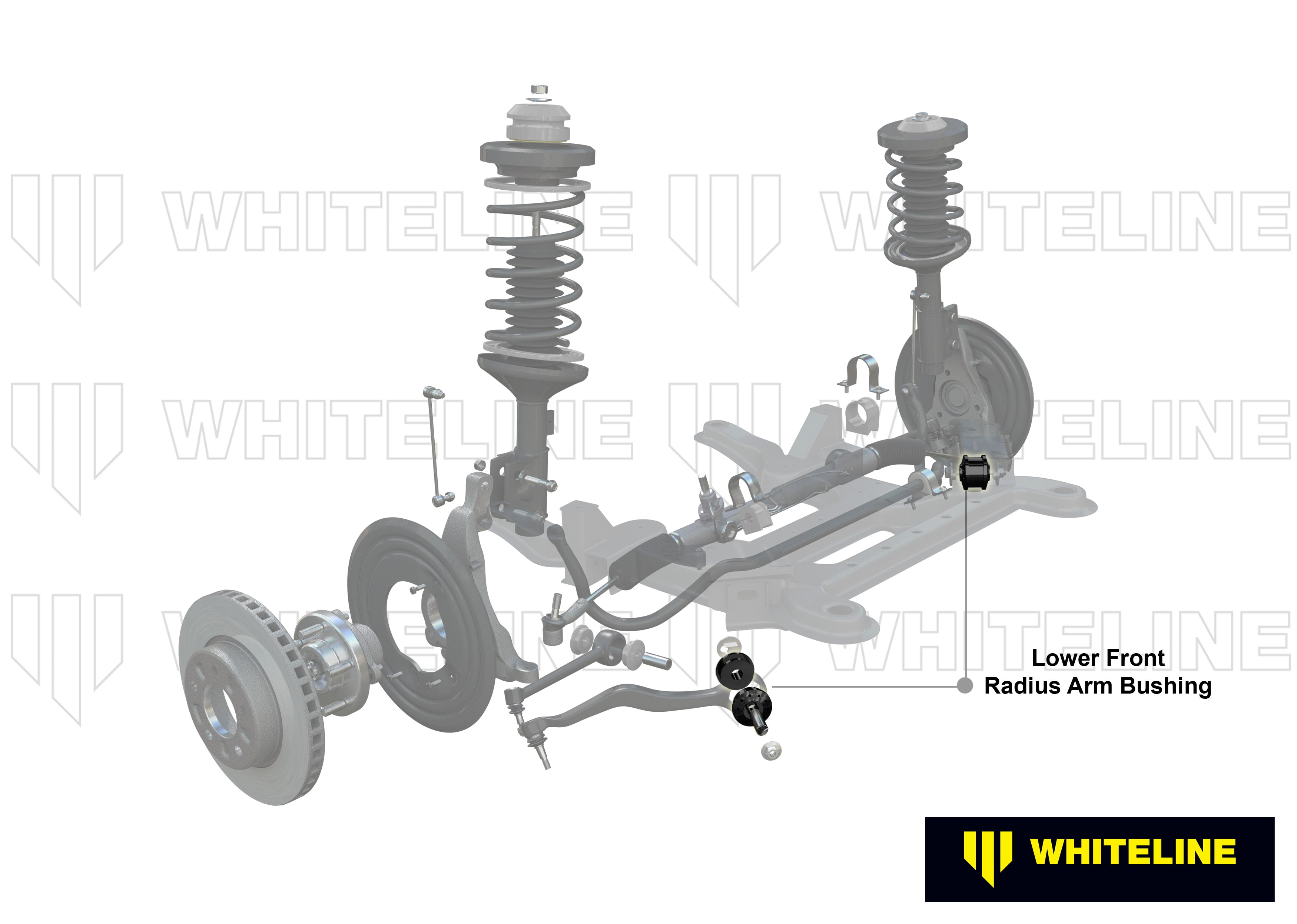 Front Radius Arm Lower - Bushing Kit to Suit BMW 5, 7 Series, X3 and X5