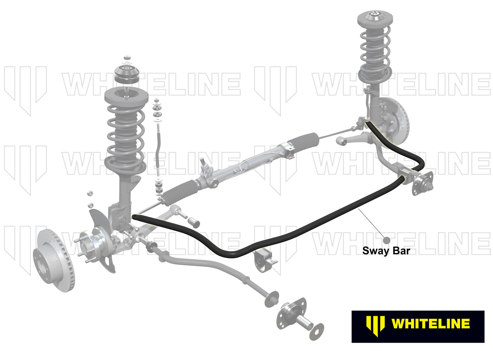 Front Sway Bar - 20mm 3 Point Adjustable to Suit Toyota Mr2 SW20