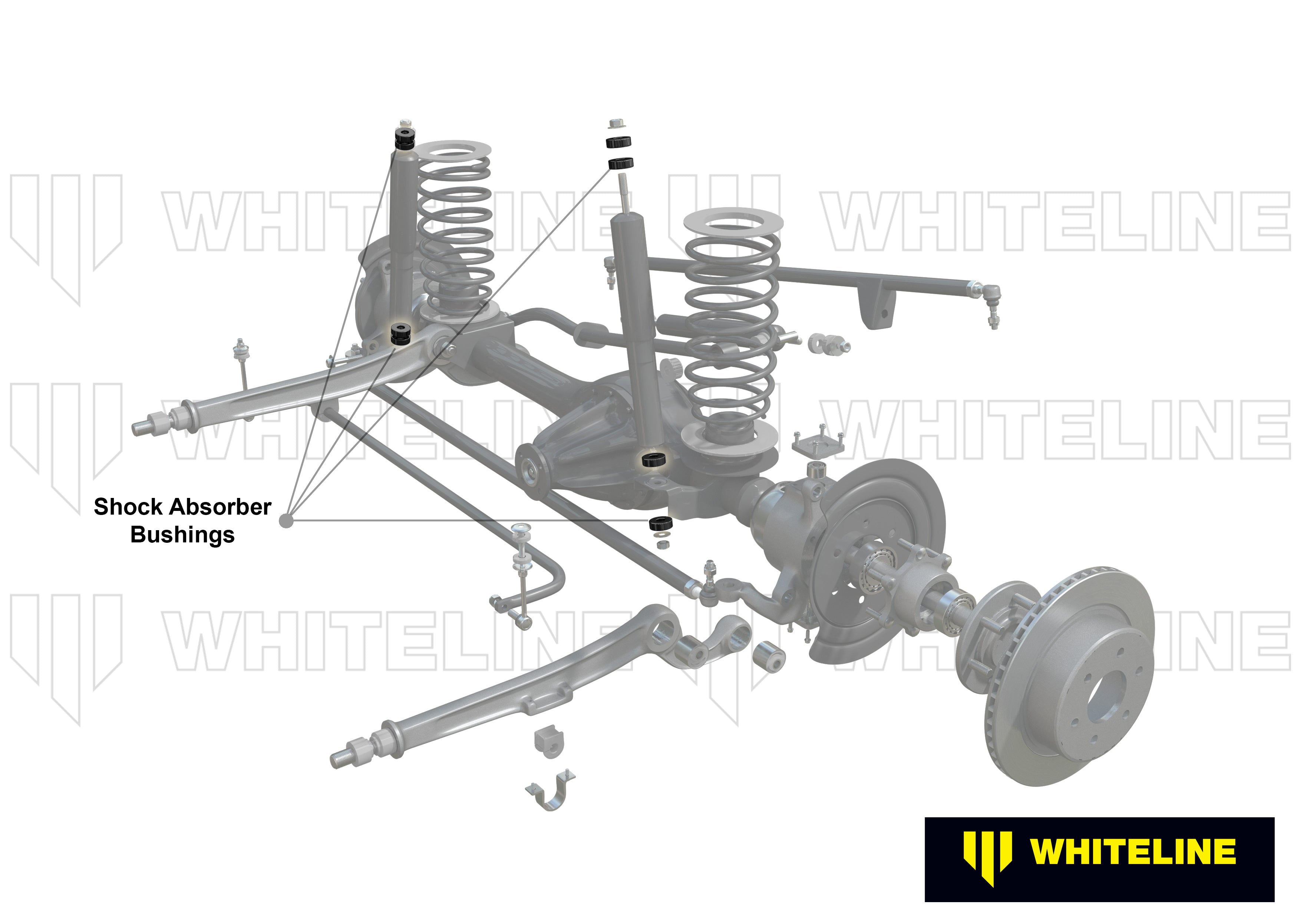 Shock Absorber - Bushing Kit to Suit Land Rover Defender, Discovery and Range Rover