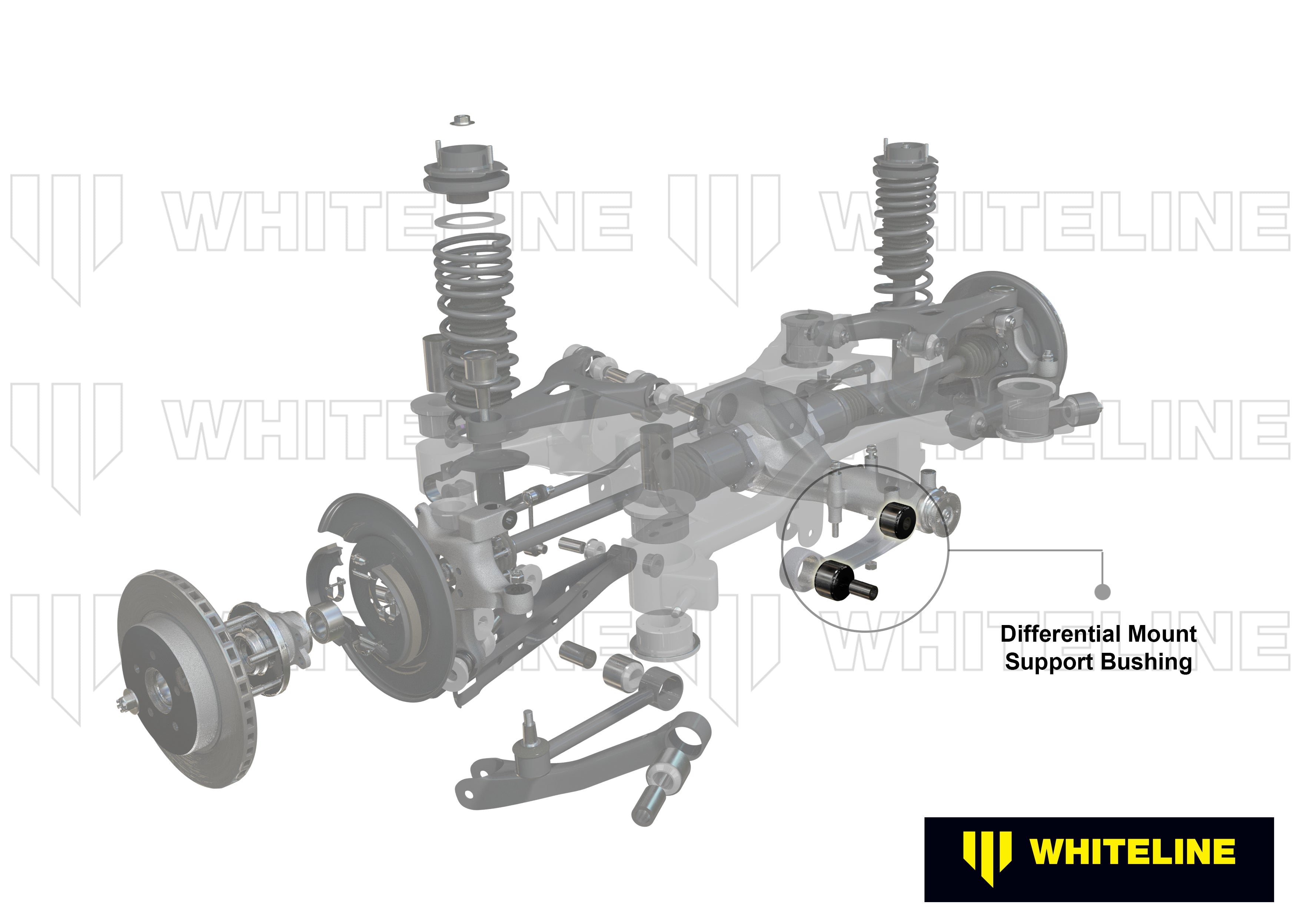 Rear Differential Mount - Front Bushing Kit to Suit Mitsubishi Lancer Evo IV-IX