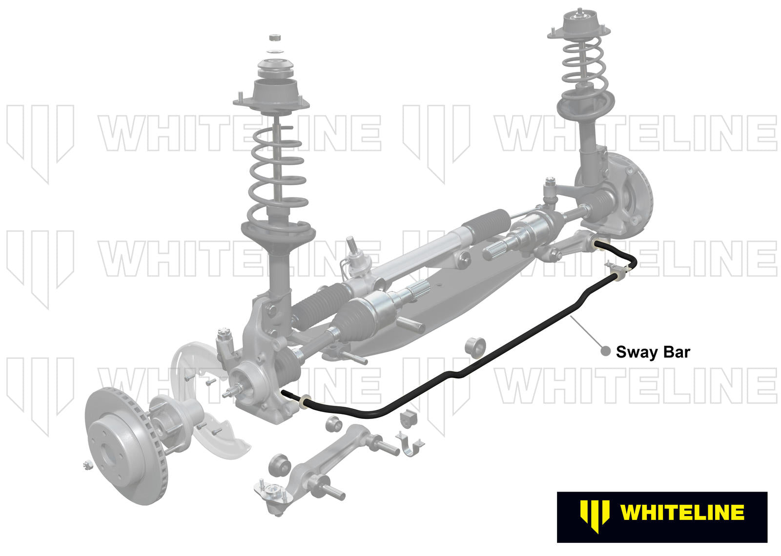 Front Sway Bar - 24mm Non Adjustable to Suit Mazda RX-2, RX-3