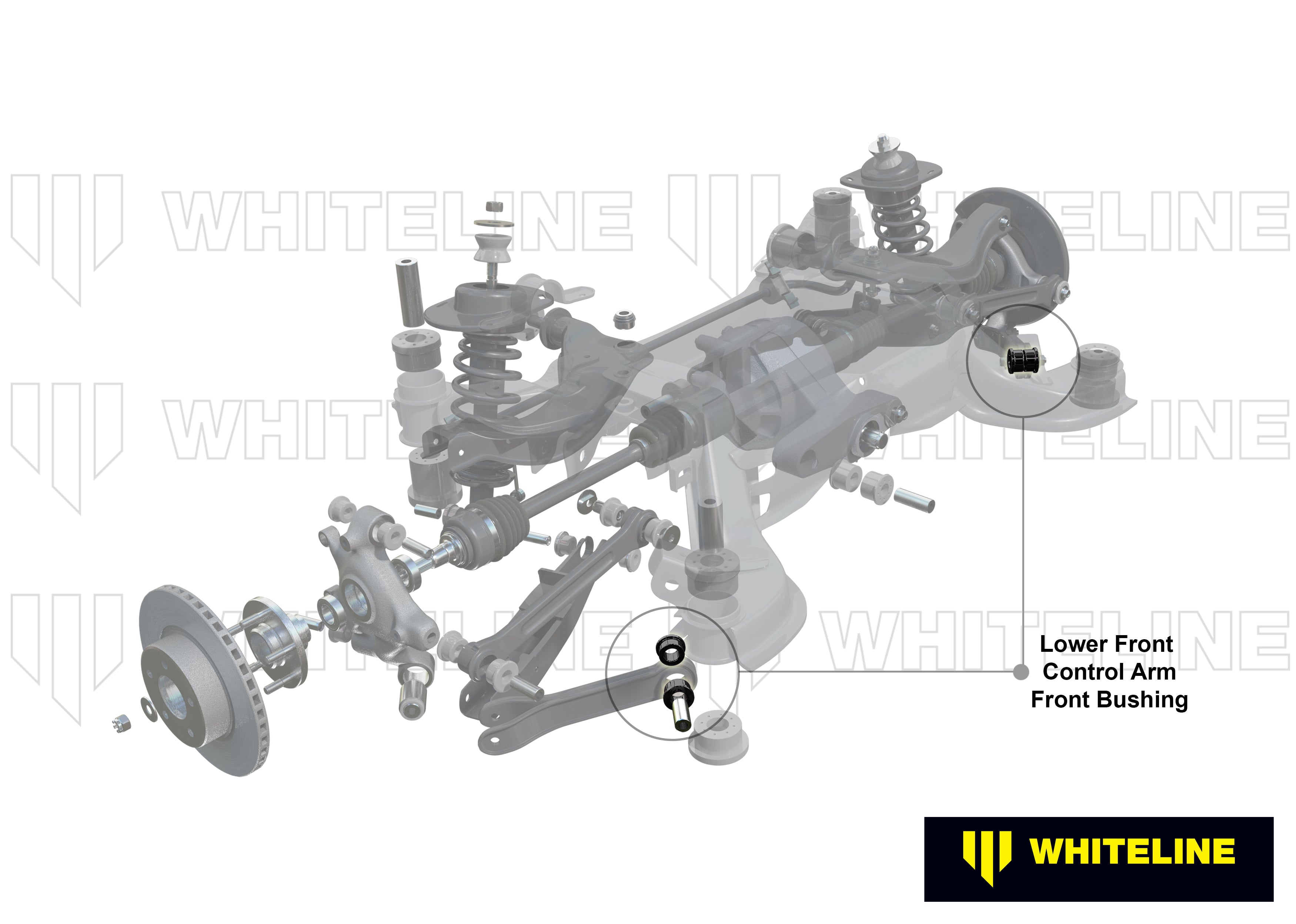 Rear Trailing Arm - Front Bushing Kit to Suit Nissan 350Z, 370Z, Skyline and Stagea