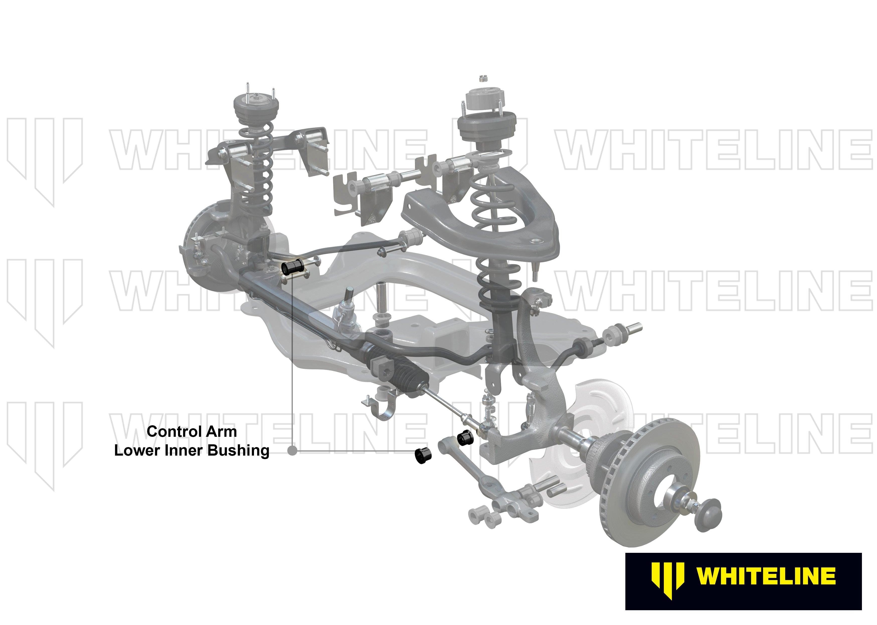 Front Control Arm Lower - Inner Bushing Kit to Suit Mitsubishi L300 SF-SJ