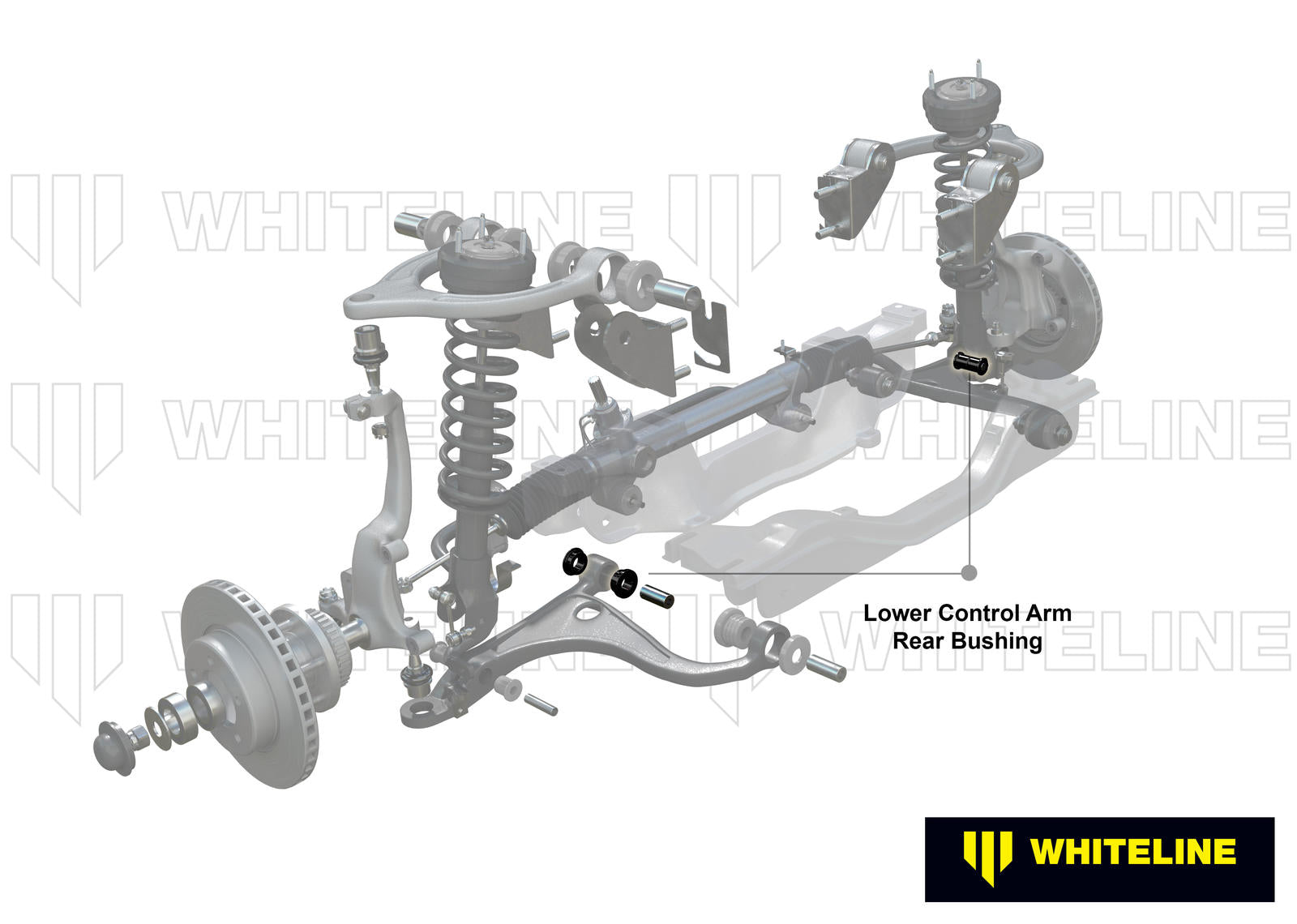 Front Control Arm Lower - Inner Rear Bushing Kit to Suit Land Rover Discovery and Range Rover Sport