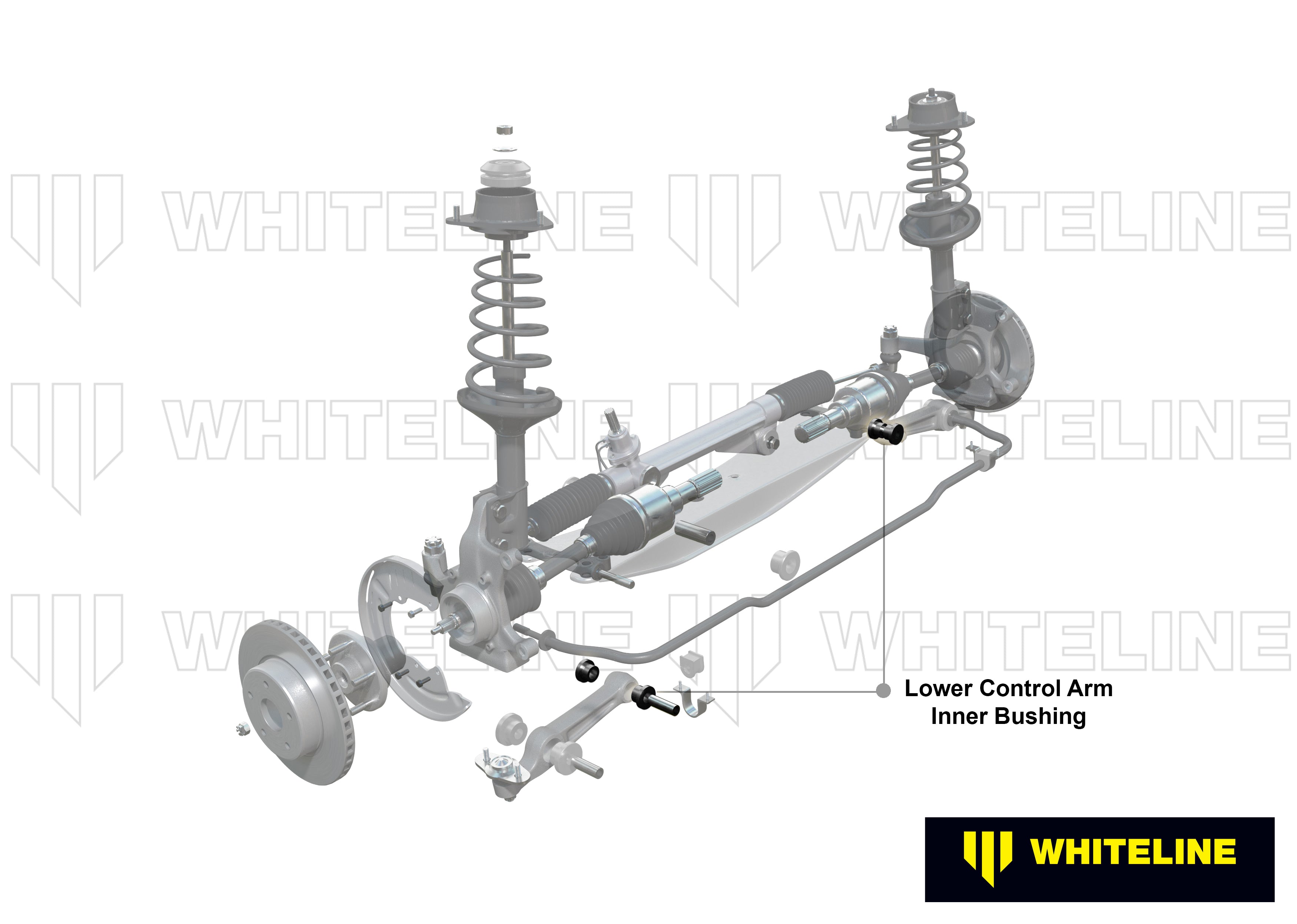 Front Panhard Rod - To Differential Bushing Kit to Suit Jeep Cherokee, Grand Cherokee and Wrangler