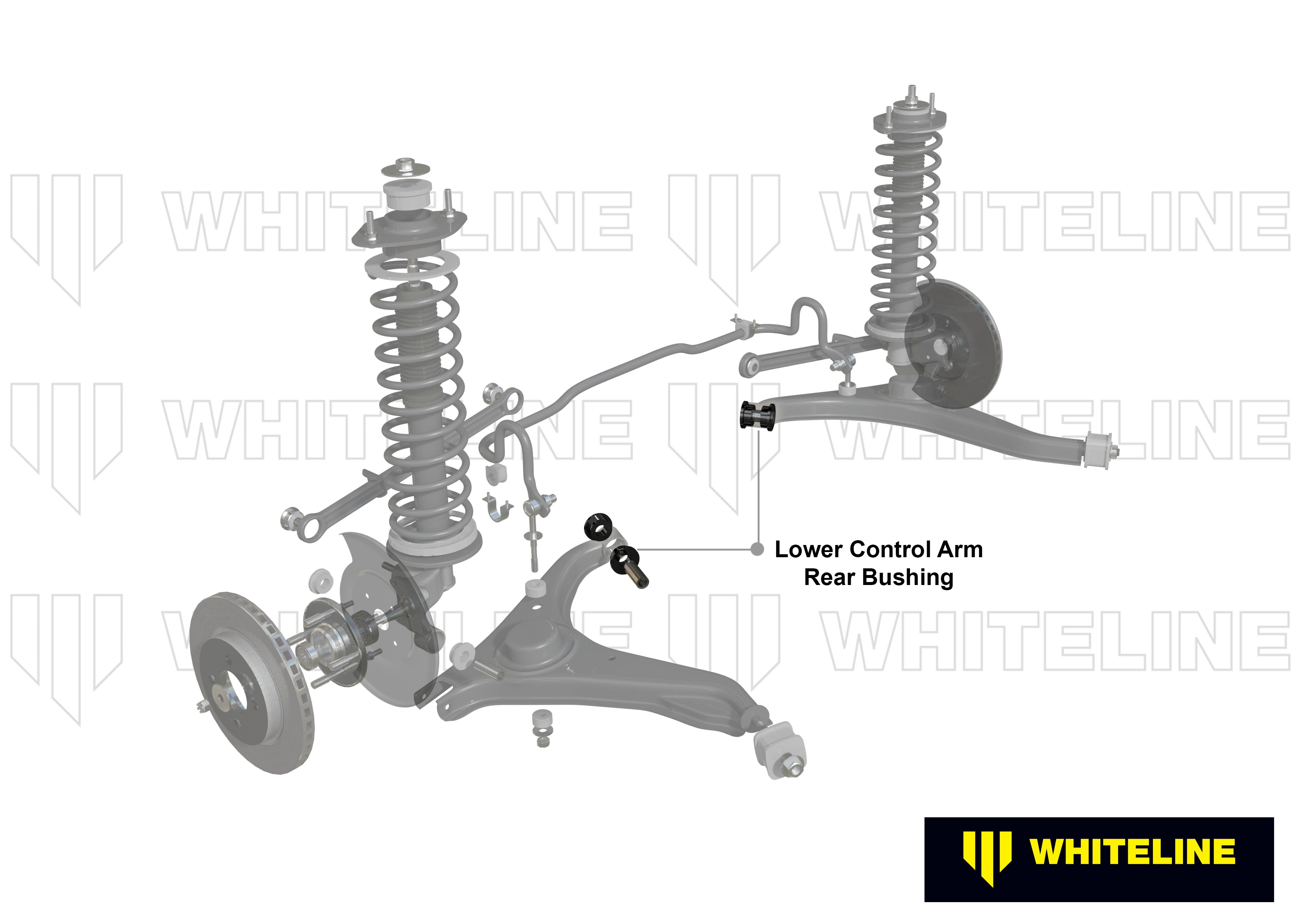 Rear Control Arm Lower Rear - Inner Bushing Kit to Suit Mitsubishi Starion JA, JB, JD