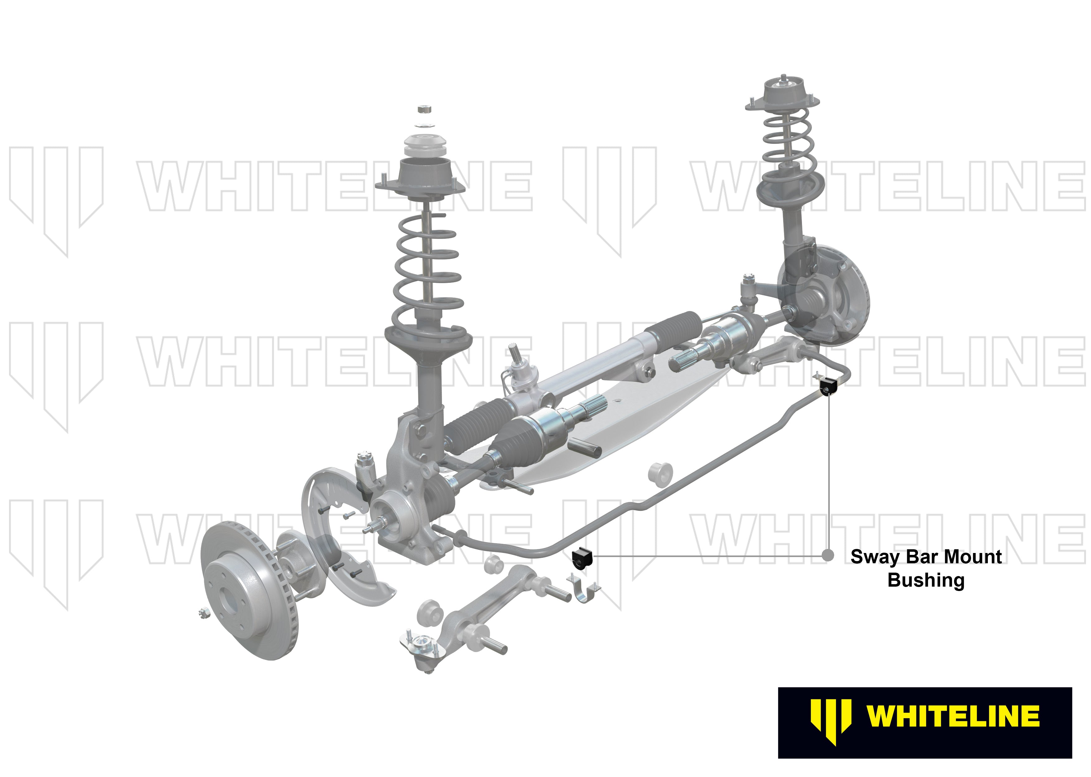 Front Sway Bar Mount - Bushing Kit 24mm to Suit Whiteline Sway Bars