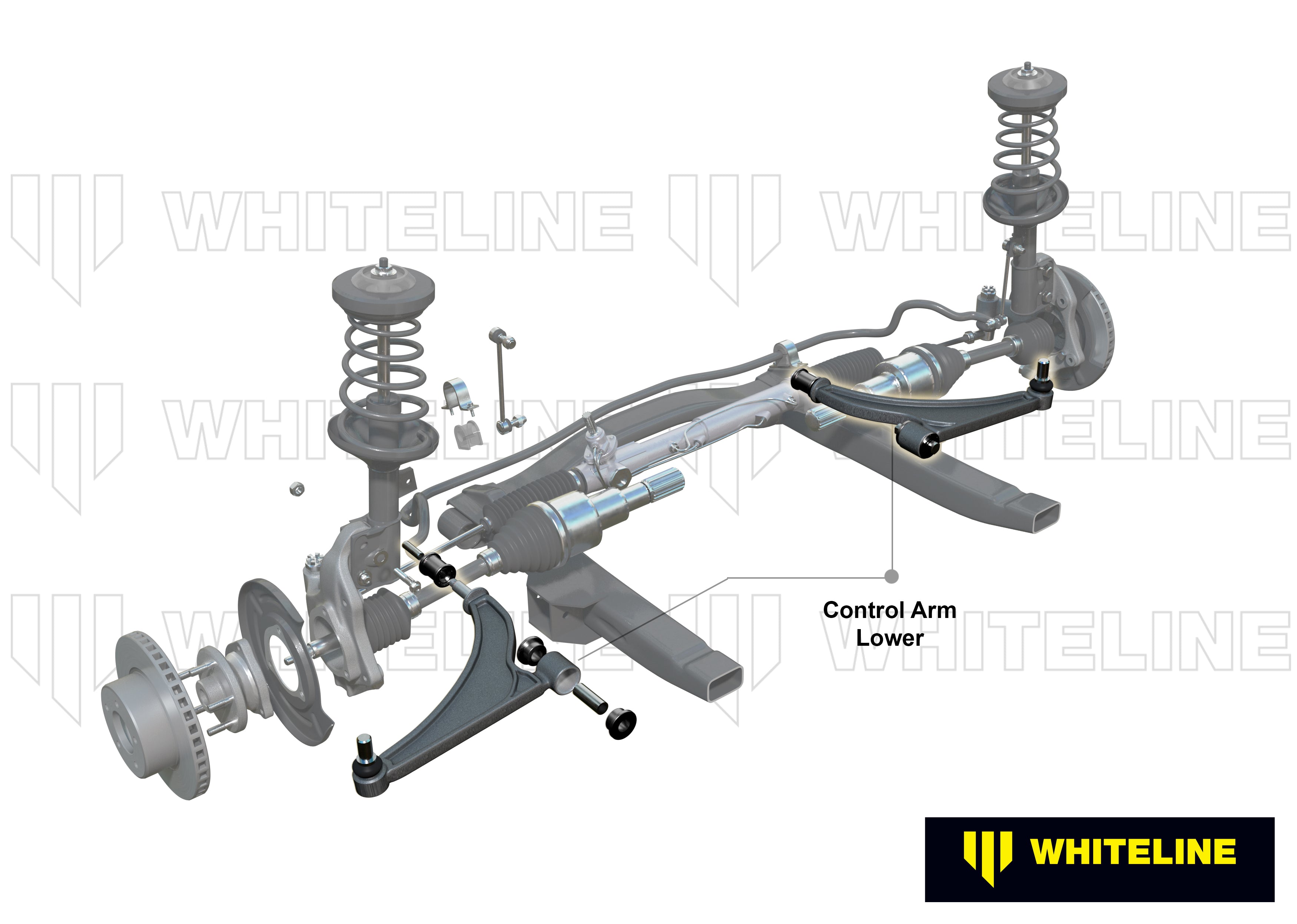 Front Control Arm Lower - Arm Service Kit to Suit Whiteline Control Arm KTA252