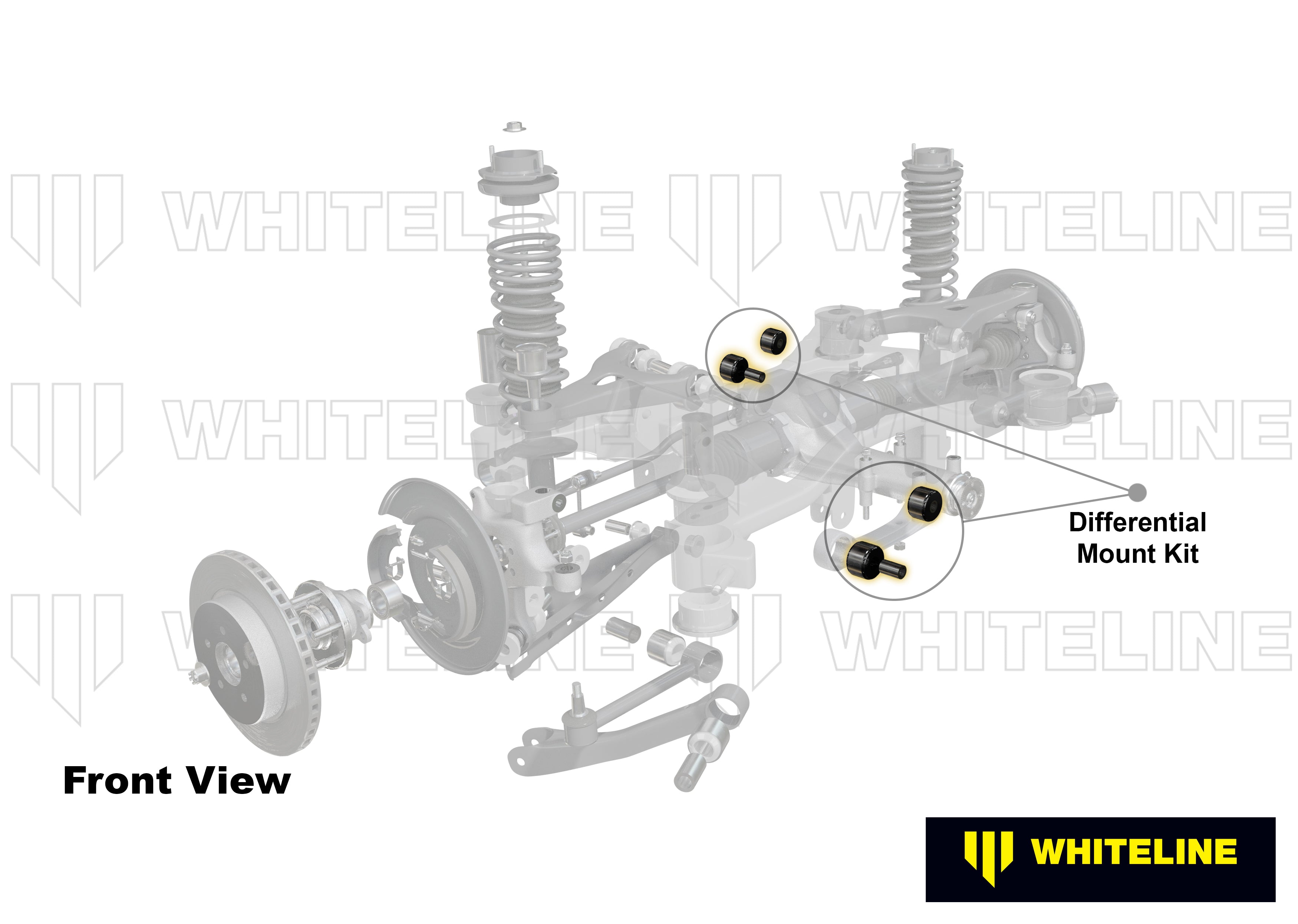 Rear Differential Mount - Bushing Kit to Suit BMW 3 Series, X3 and Z4