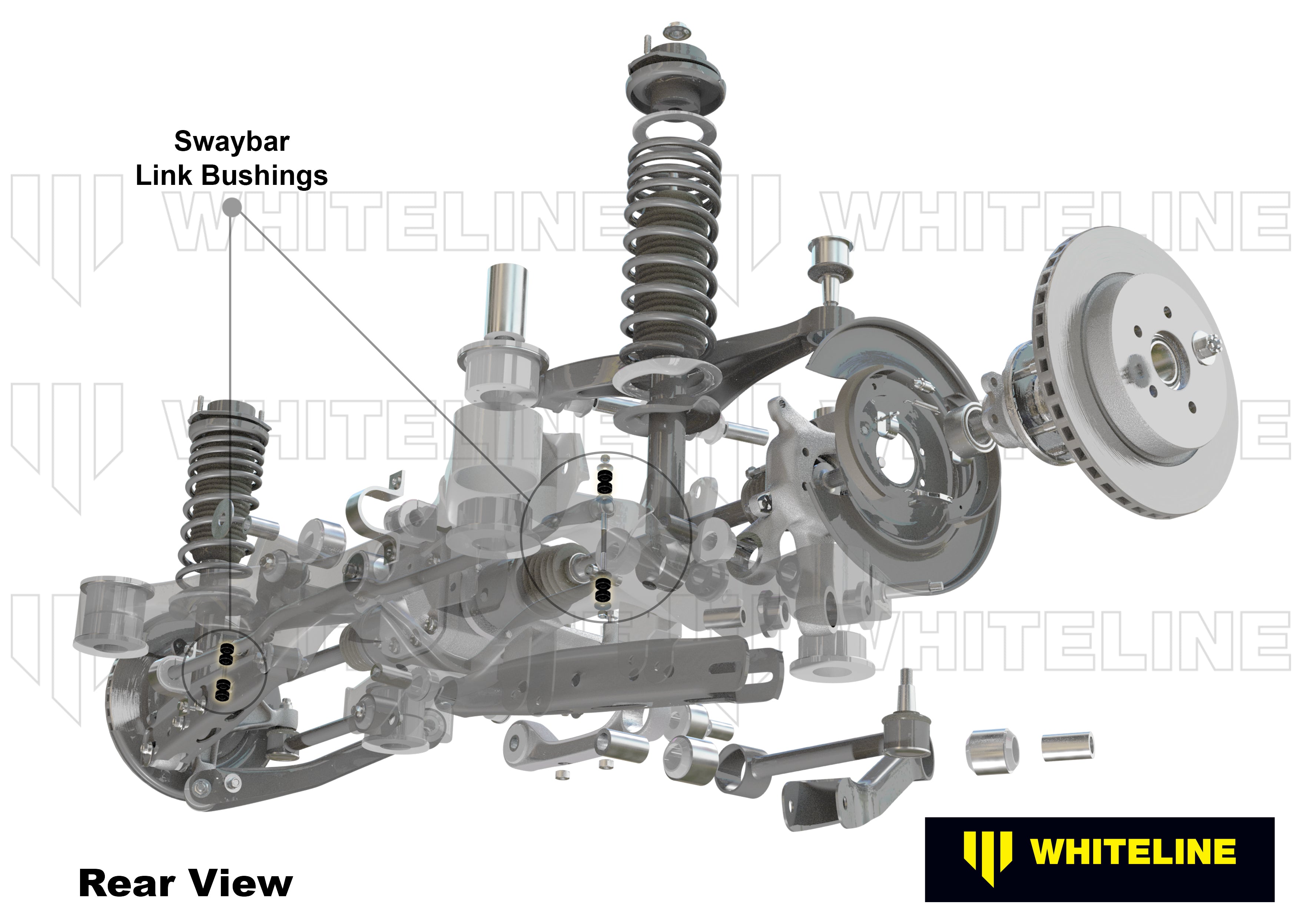 Rear Sway Bar Link - Bushing Kit to Suit BMW 3 Series E46 an Z4