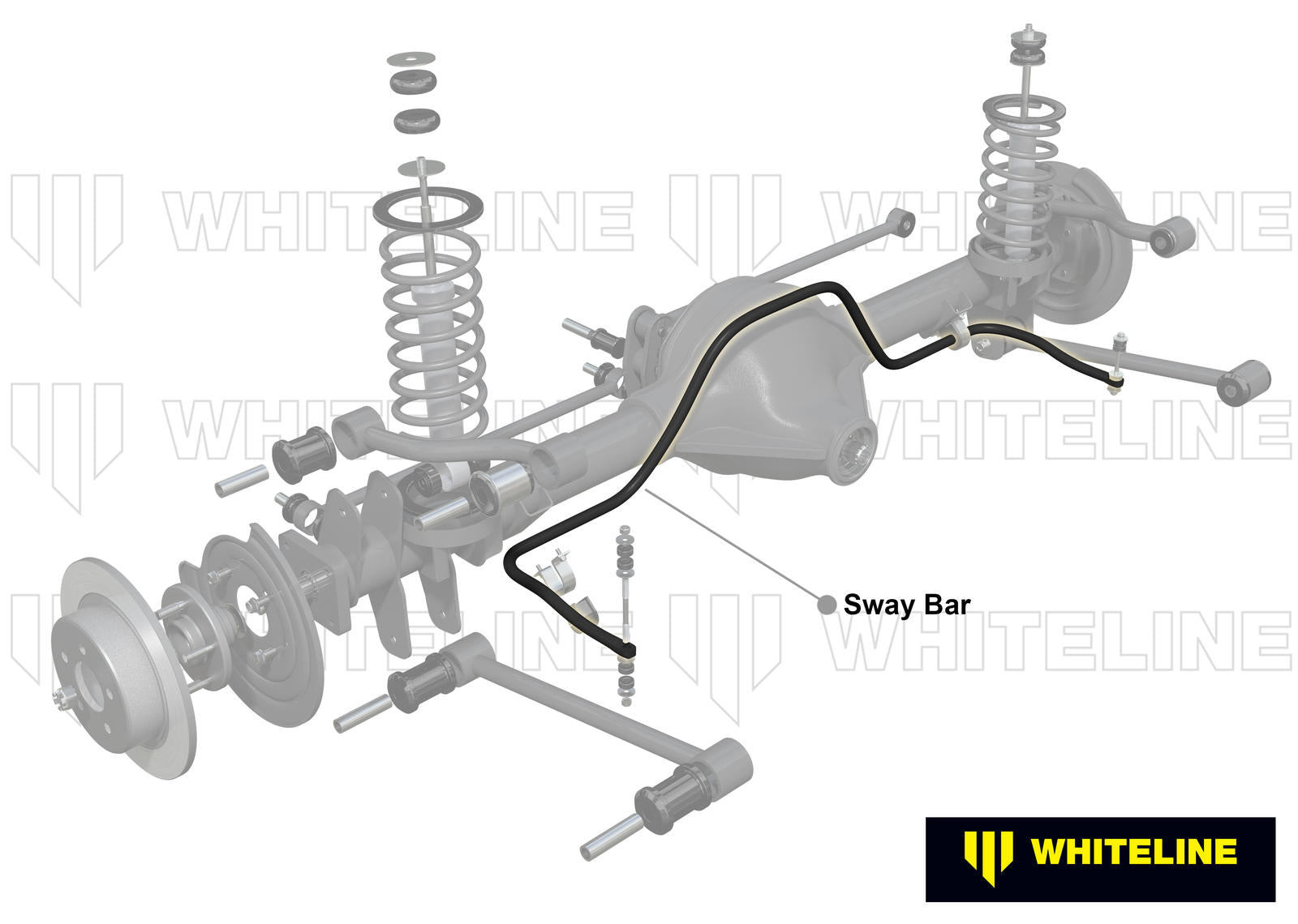 Rear Sway Bar - 24mm Non Adjustable to Suit Ford Falcon/Fairlane XE-EL