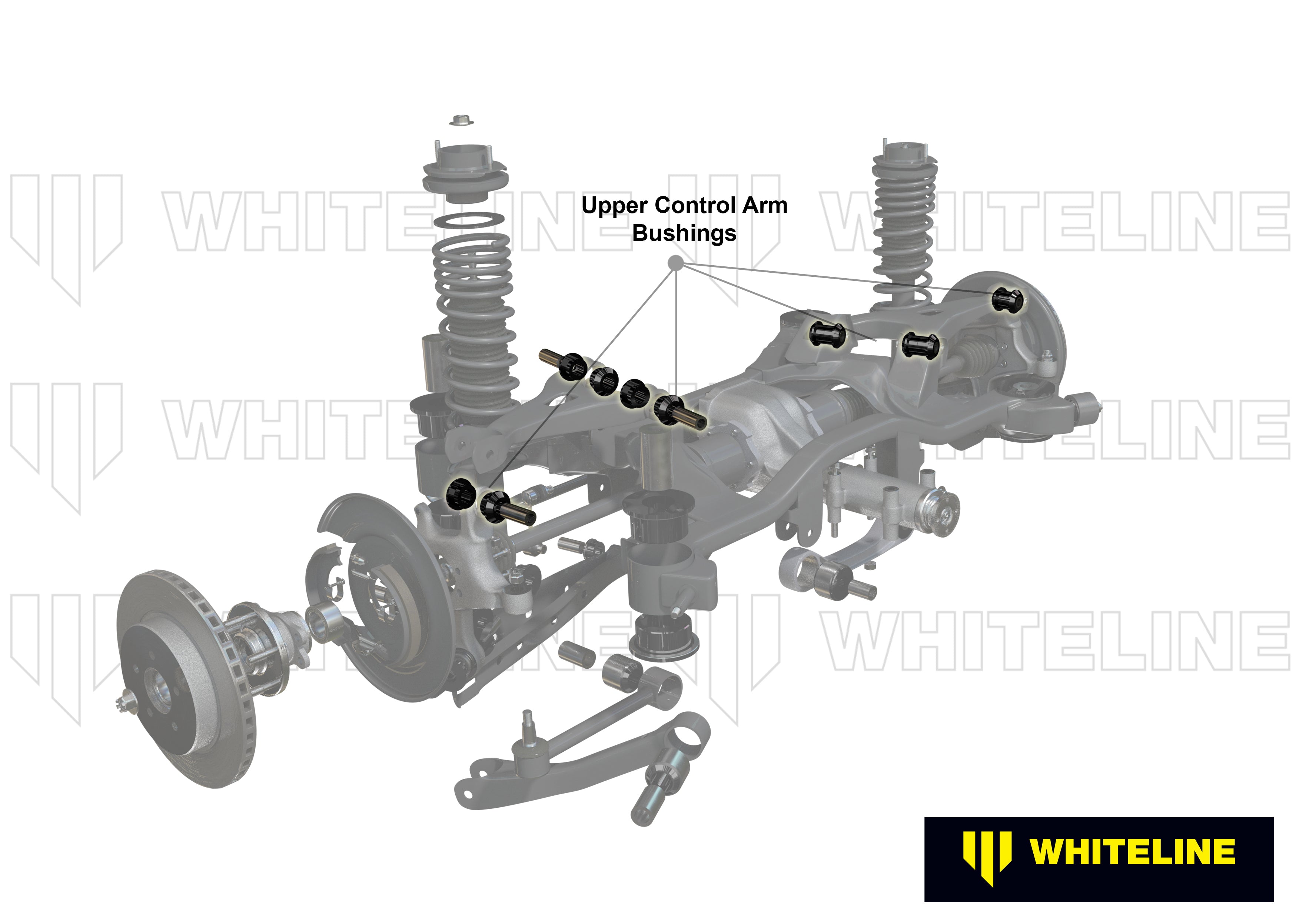 Rear Control Arm Upper - Bushing Kit to Suit Nissan Dualis, Juke, X-Trail and Renault Kangoo, Koleos