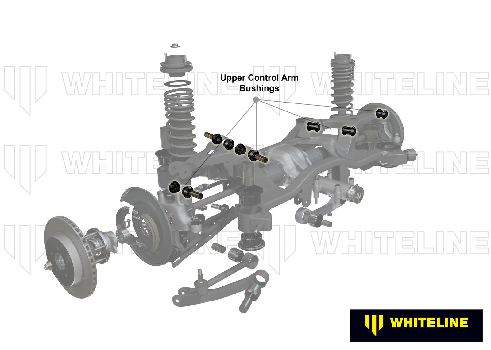 Rear Control Arm - Bushing Kit Double Offset to Suit Nissan 180SX, 200SX. 300ZX and Skyline