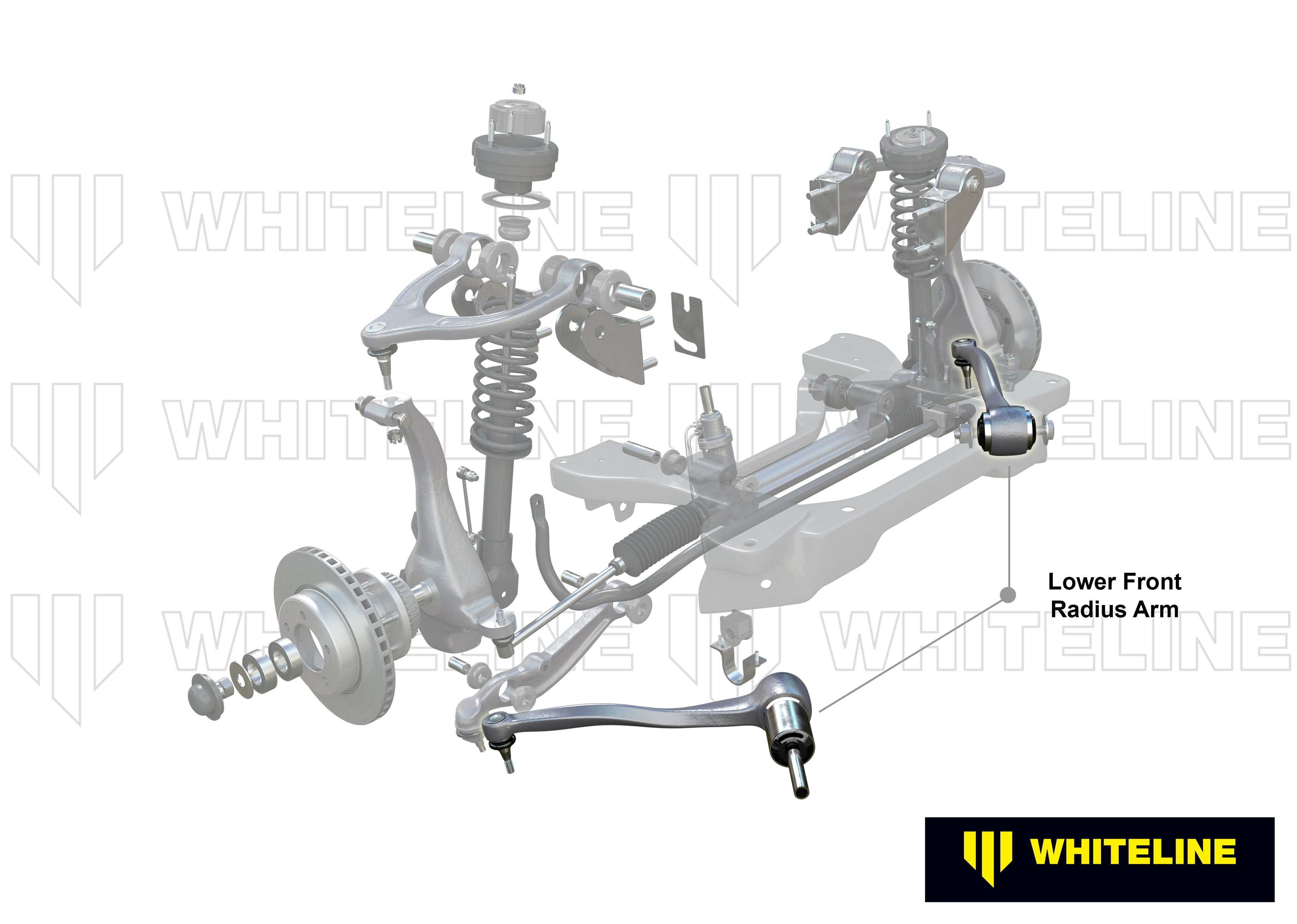 Front Radius Arm Lower - Arm Left to Suit Ford Territory SX, SY and FPV