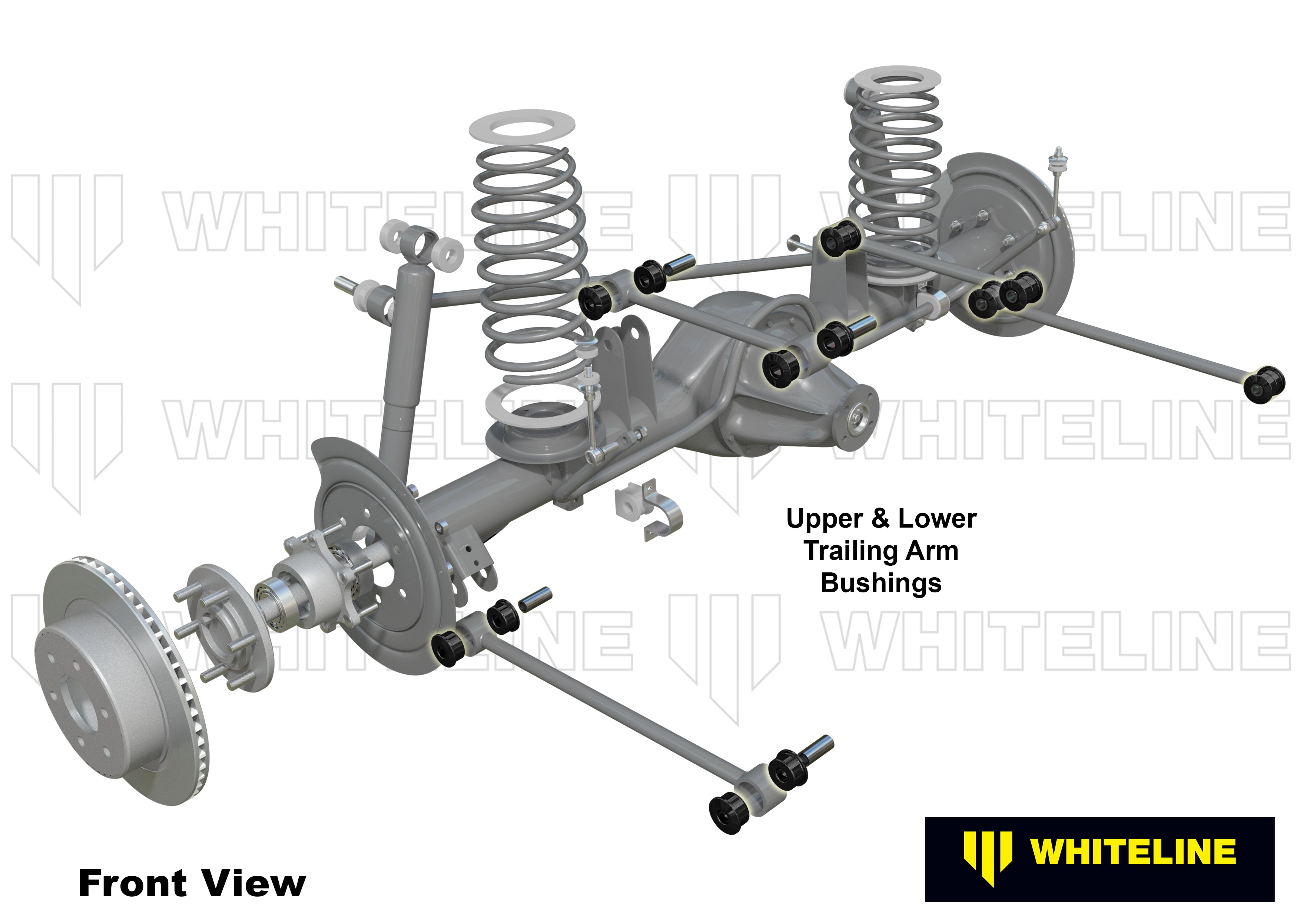 Rear Trailing Arm - Bushing Kit to Suit Toyota Prado and 4Runner