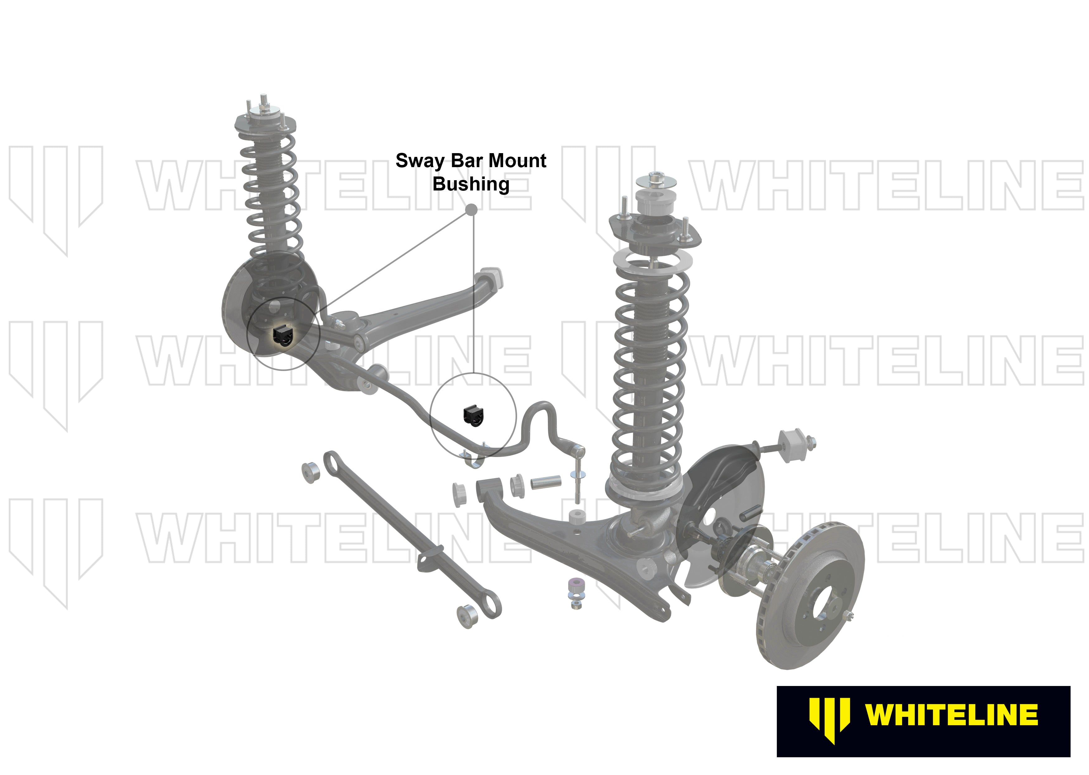 Rear Sway Bar Mount - Bushing Kit 20mm to Suit BMW 3 Series, M3, 5 Series, M5 and Z4, Z4M