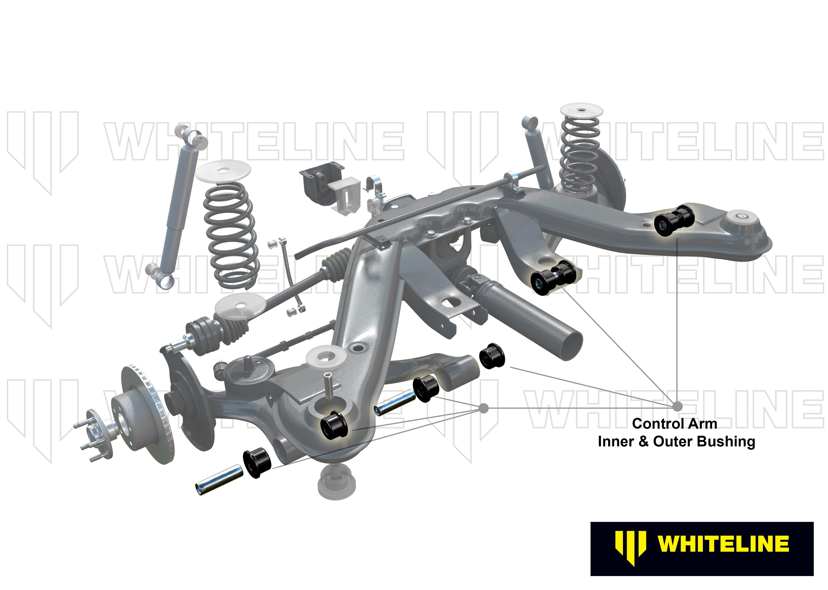 Rear Camber/Toe Kit - Single Bolt Design 3deg to Suit Holden Commodore VN-VX and HSV