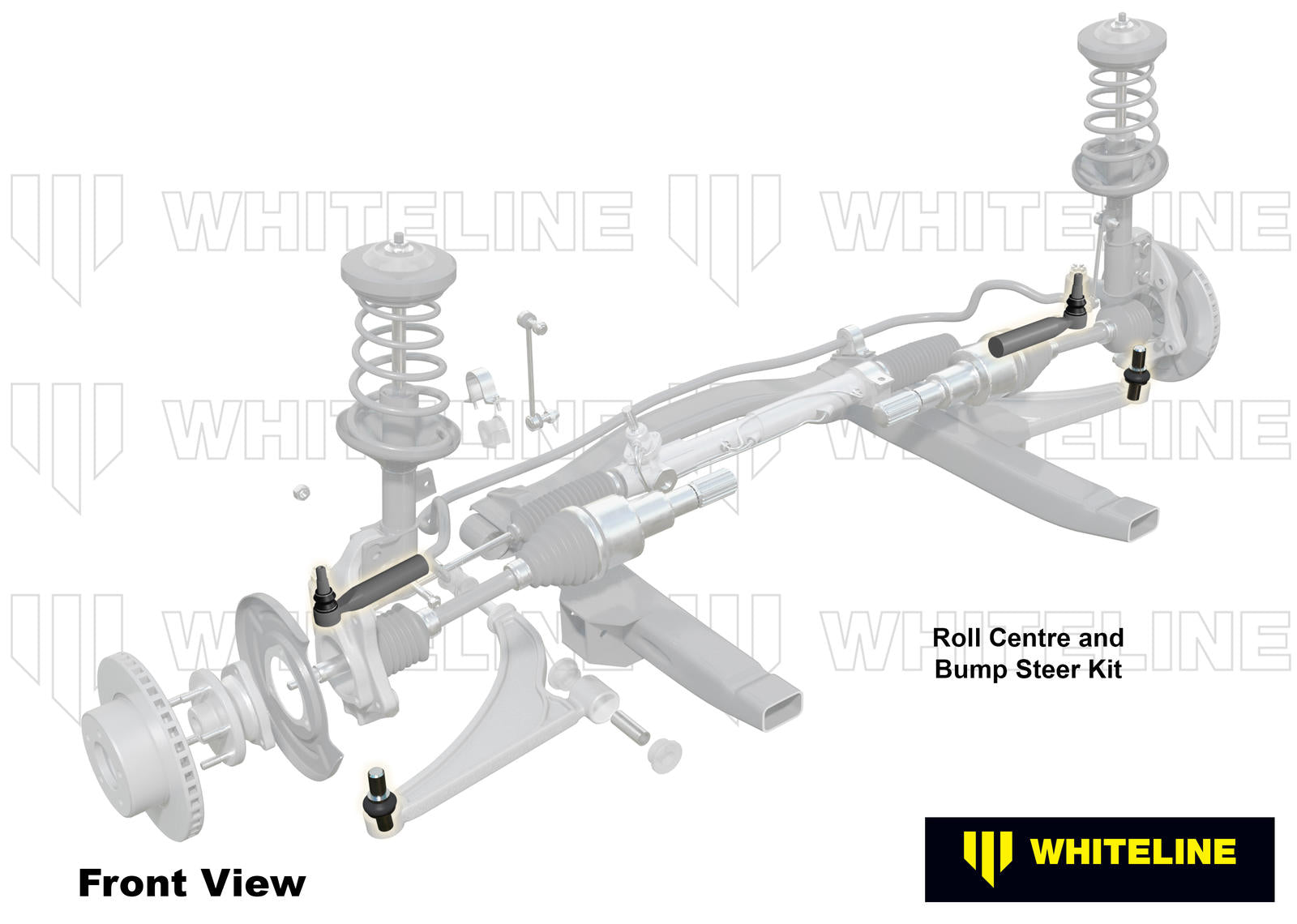 Front Roll Centre/Bump Steer - Correction Kit to Suit Subaru Forester, Impreza, Levorg, Liberty and Outback