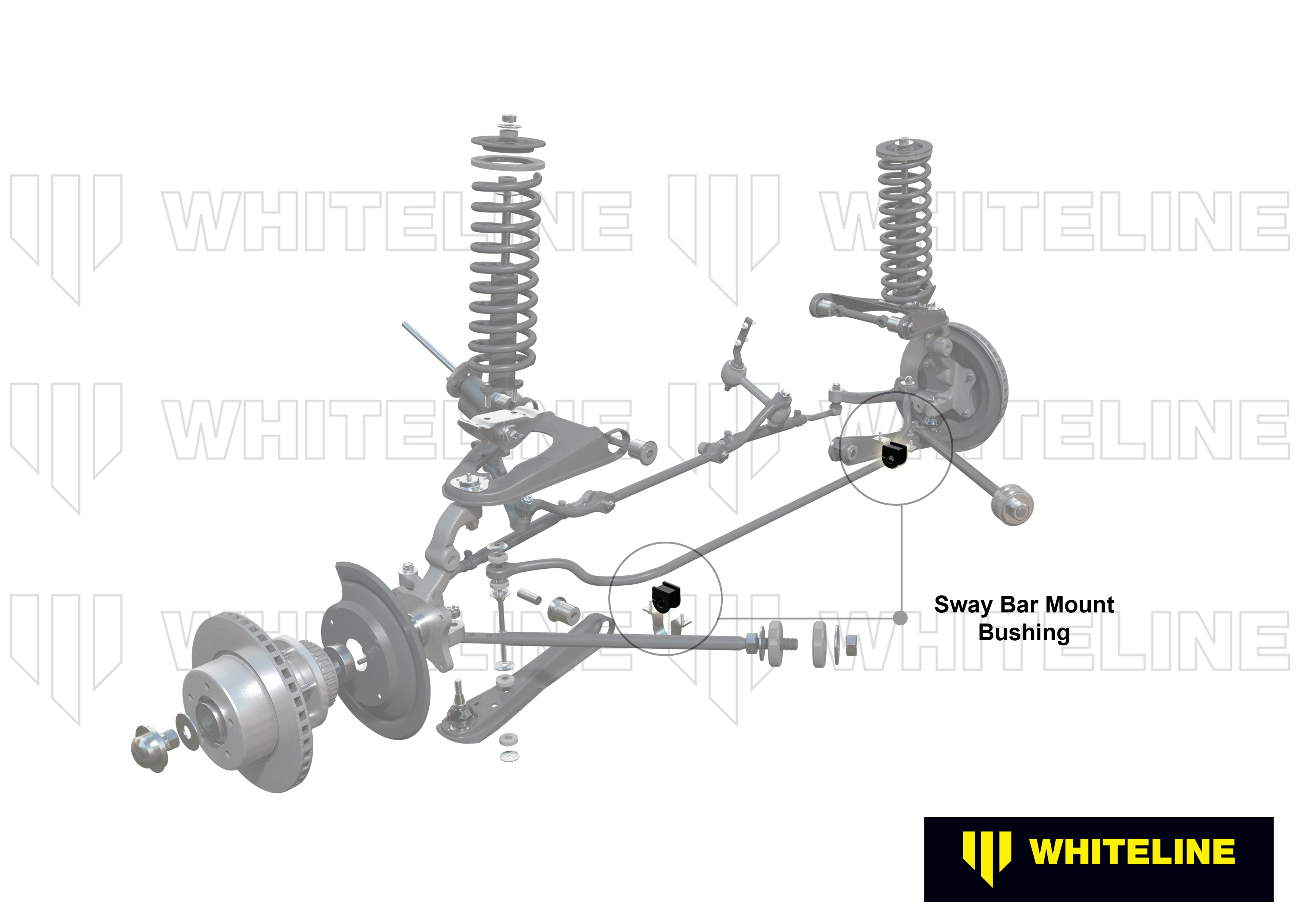 Front Sway Bar Mount - Bushing Kit 20mm to Suit Nissan Navara D21 and Pathfinder WD21