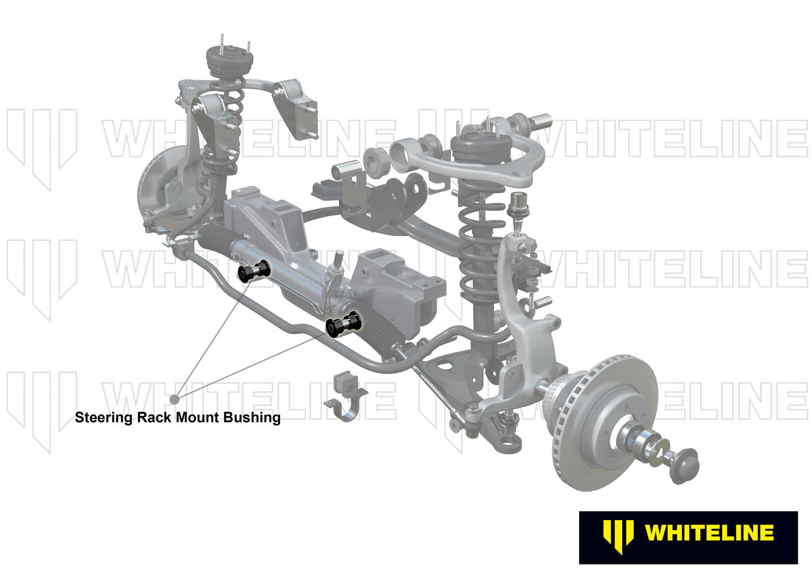 Front Steering Rack and Pinion - Mount Bushing Kit to Suit Honda Accord CL, CM