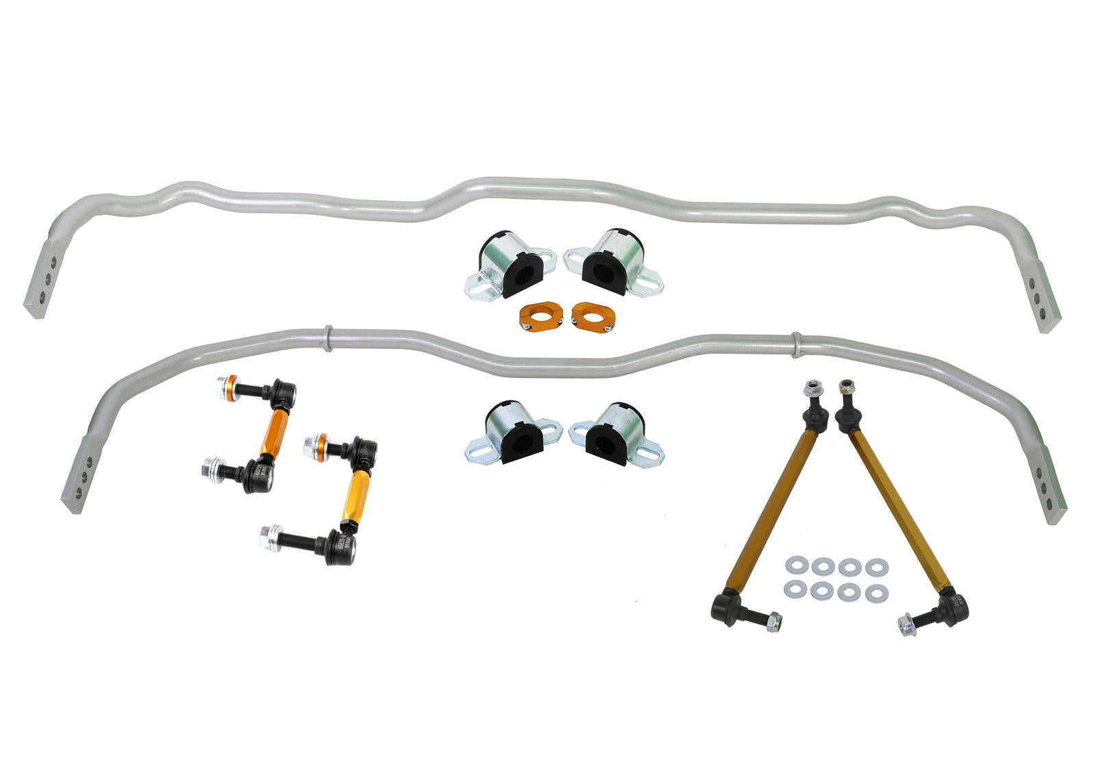 Front and Rear Sway Bar - Vehicle Kit to Suit Toyota Yaris XP Awd