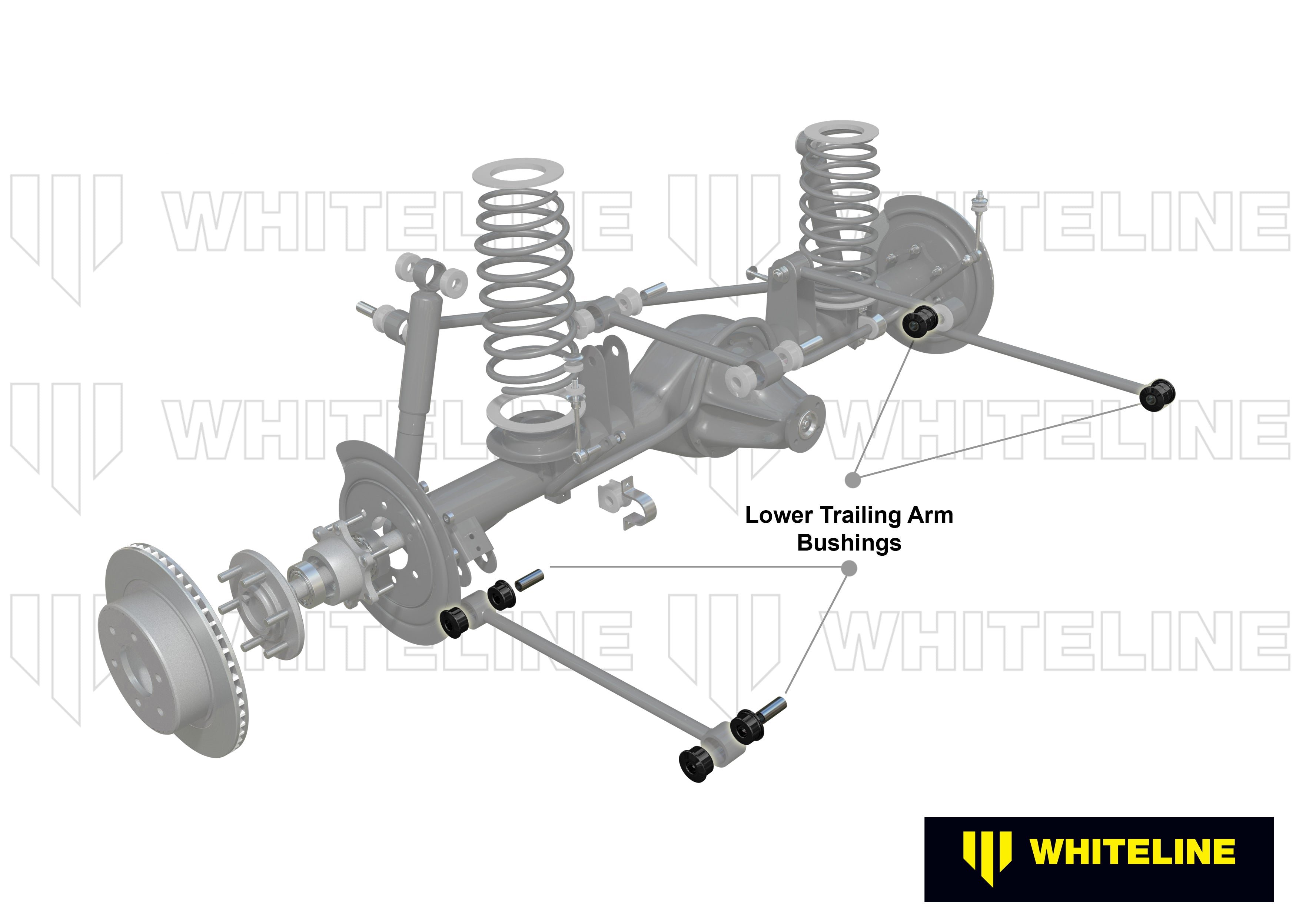 Rear Trailing Arm - Bushing Kit to Suit Nissan Navara, Pathfinder and Patrol