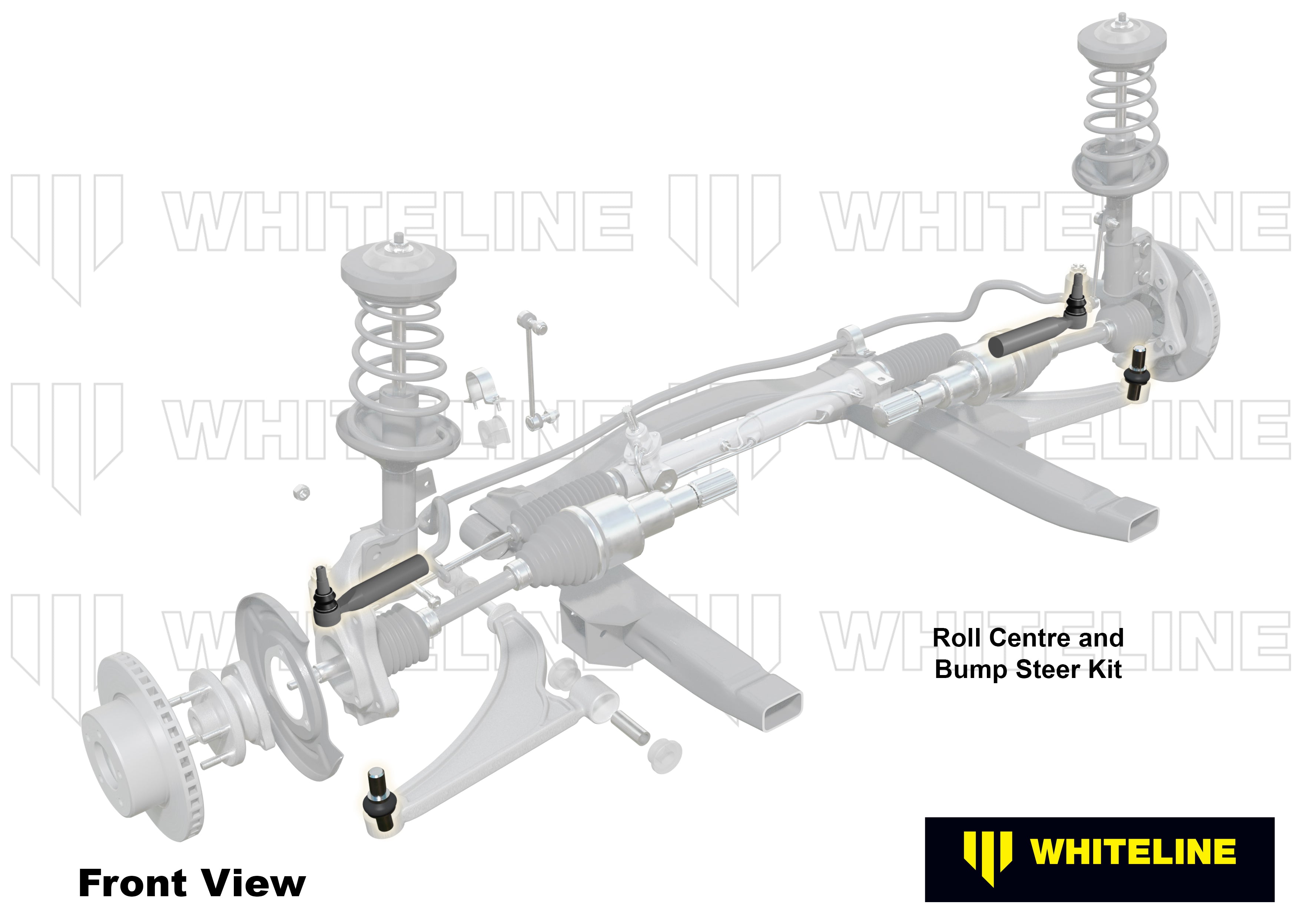 Front Roll Centre/Bump Steer - Correction Kit to Suit Mitsubishi Lancer Evo VII-X