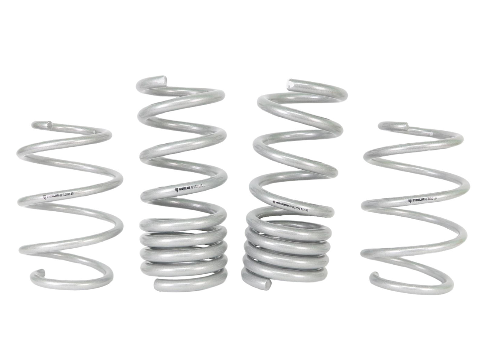 Front and Rear Coil Springs - Lowered to Suit Ford Mustang S550 FM, FN