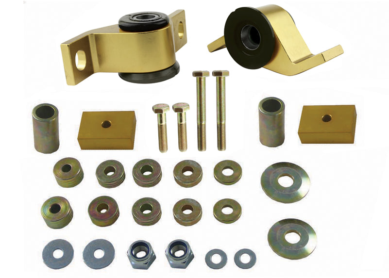 Front Control Arm Lower - Inner Rear Bushing Double Offset Kit to Suit Subaru Impreza GD incl WRX/STi