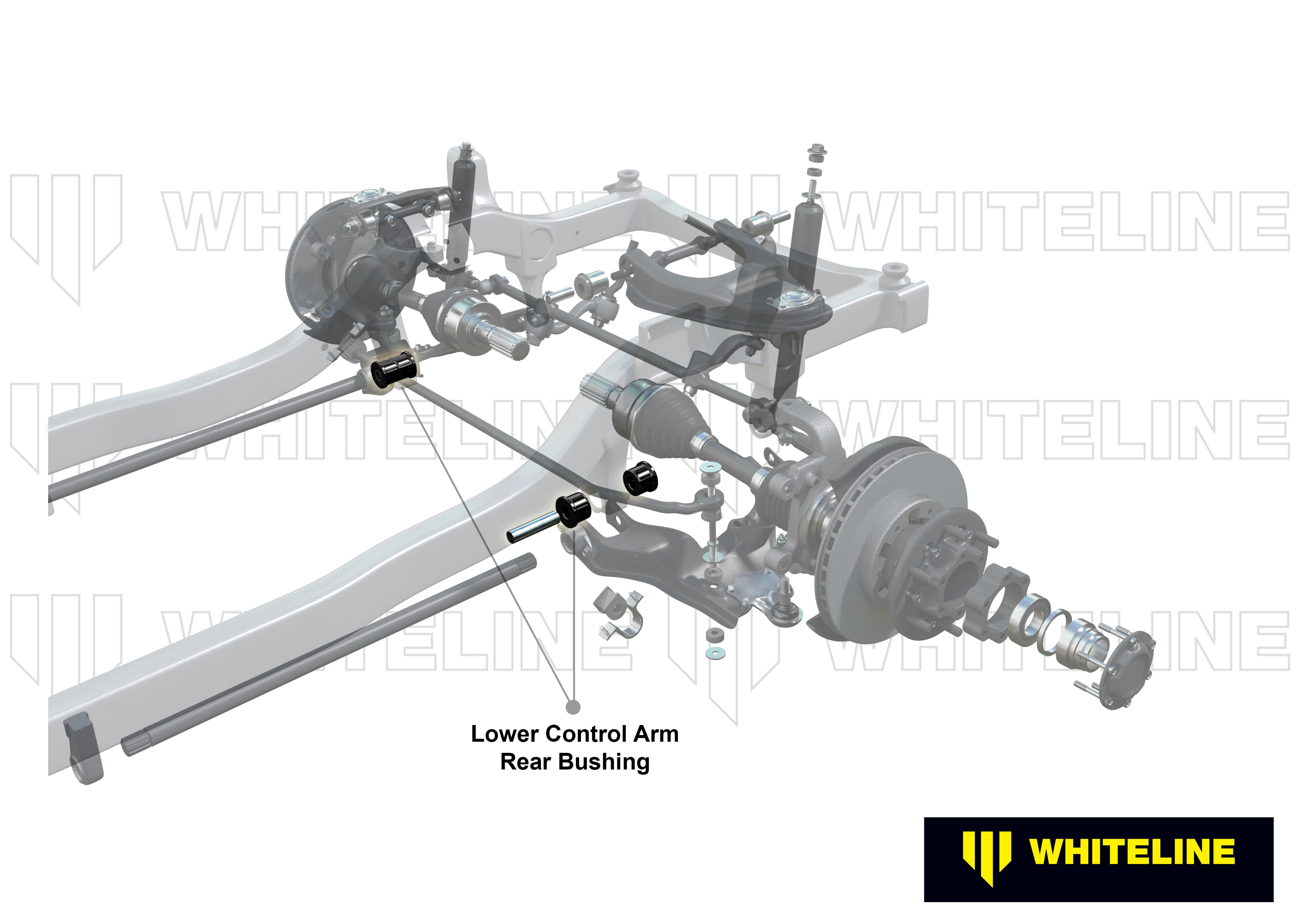 Front Control Arm Lower - Inner Rear Buhing Kit to Suit Mitsubishi L400