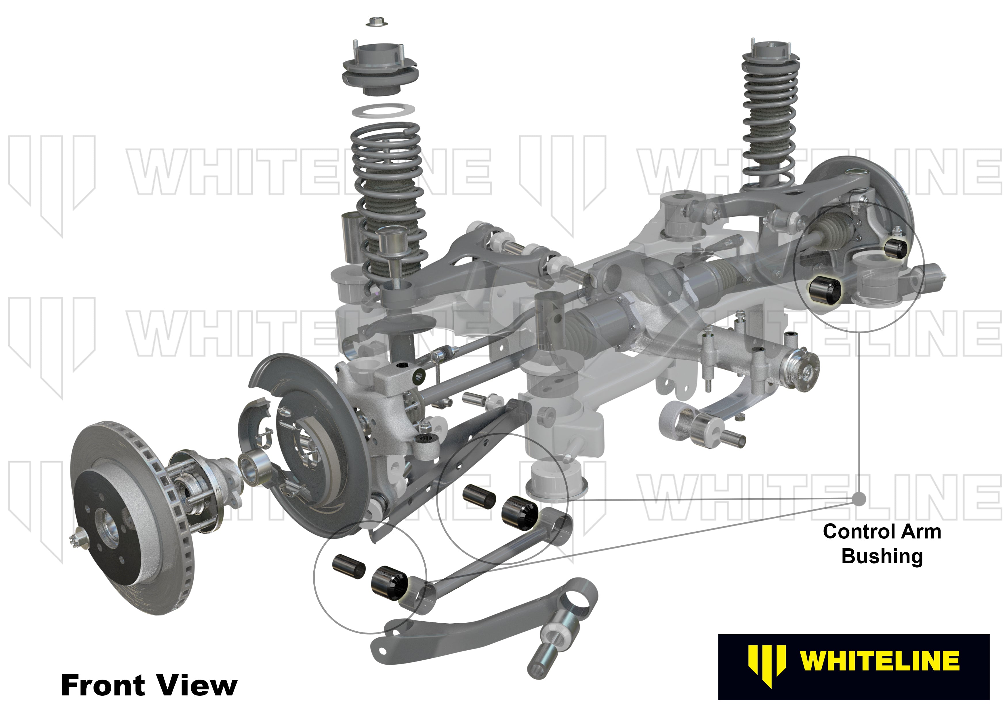 Rear Control Arm Lower Front - Bushing Kit to Suit Subaru Liberty and Outback