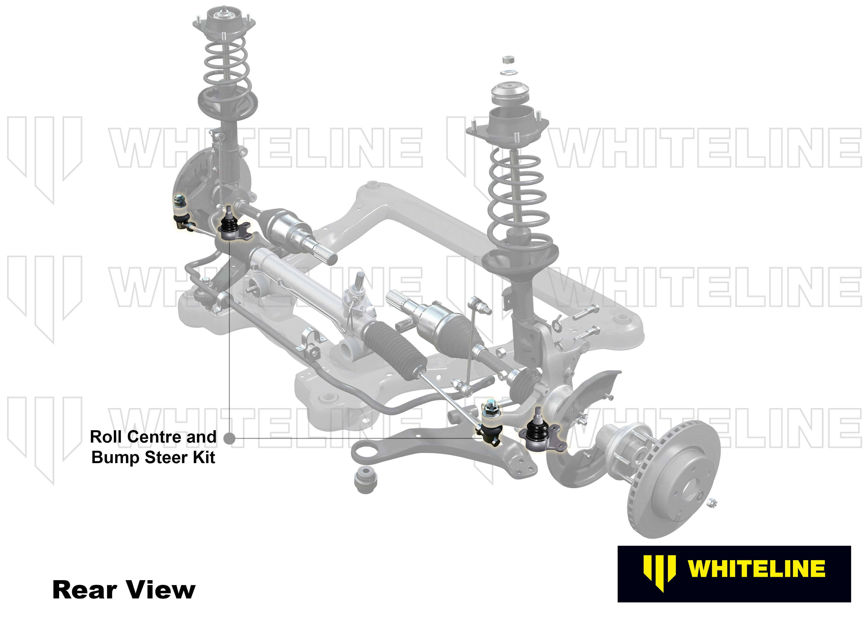 Front Roll Centre/Bump Steer - Correction Service Kit to Suit Whiteline KCA313