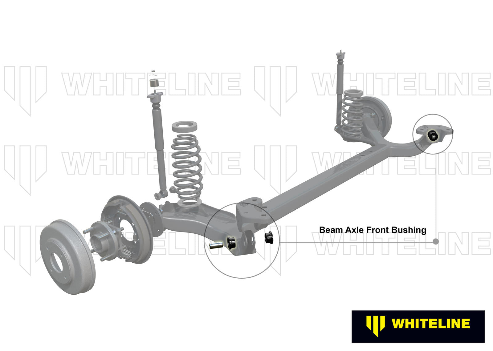 Rear Beam Axle - Bushing Kit to Suit Audi, Seat, Skoda and Volkswagen PQ24