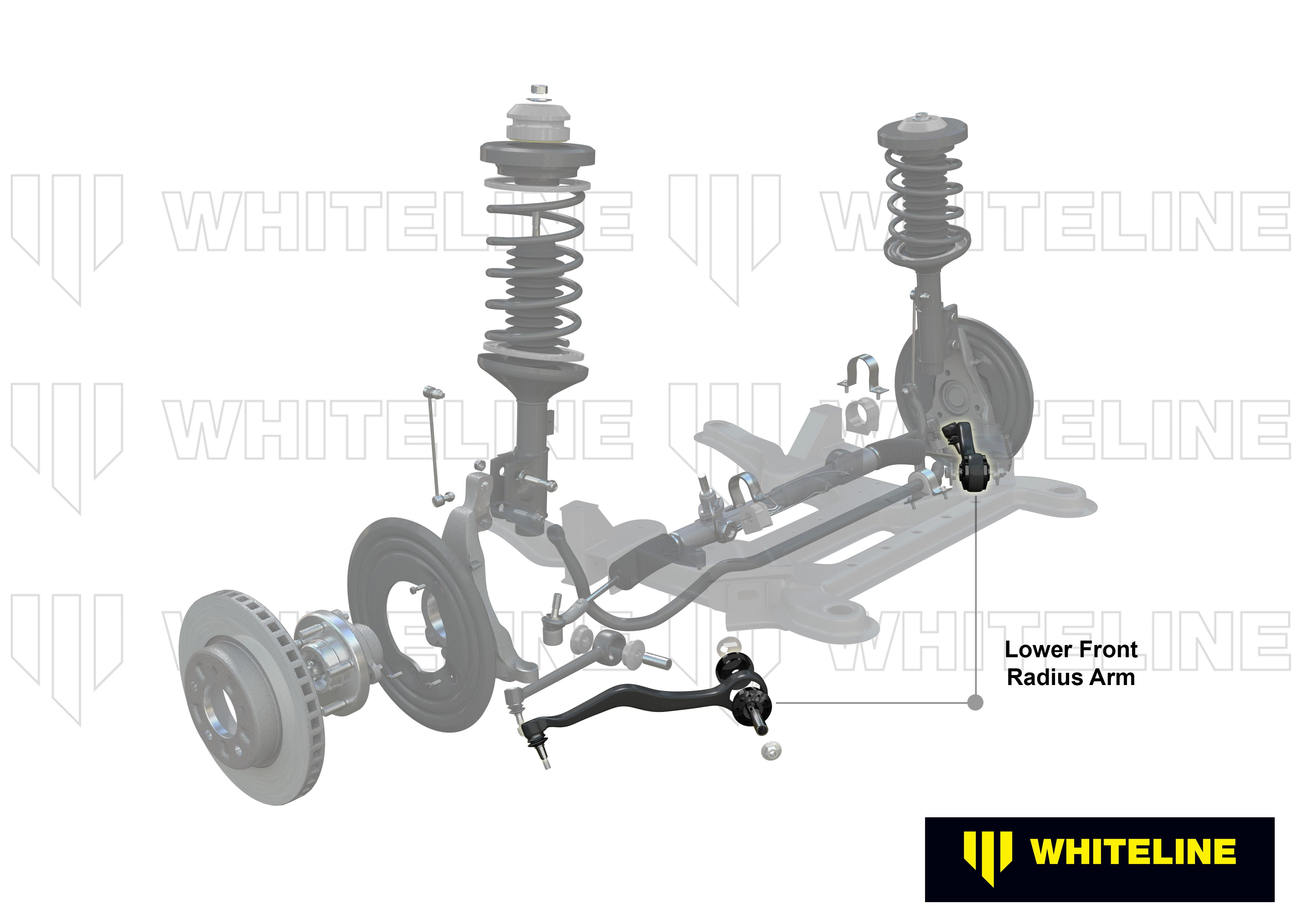 Front Radius Arm Lower - Arm Right to Suit Holden Commodore VF and HSV