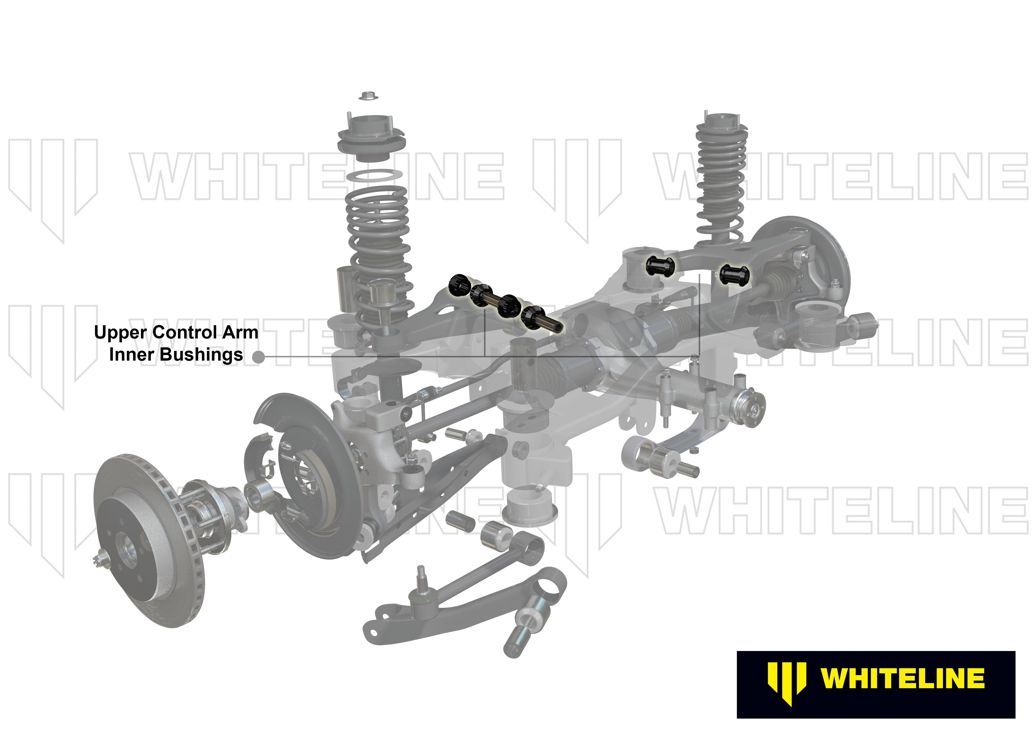 Rear Control Arm Upper Rear - Inner Bushing Kit Double Offset to Suit Nissan 180SX, 200SX, 300ZX and Skyline