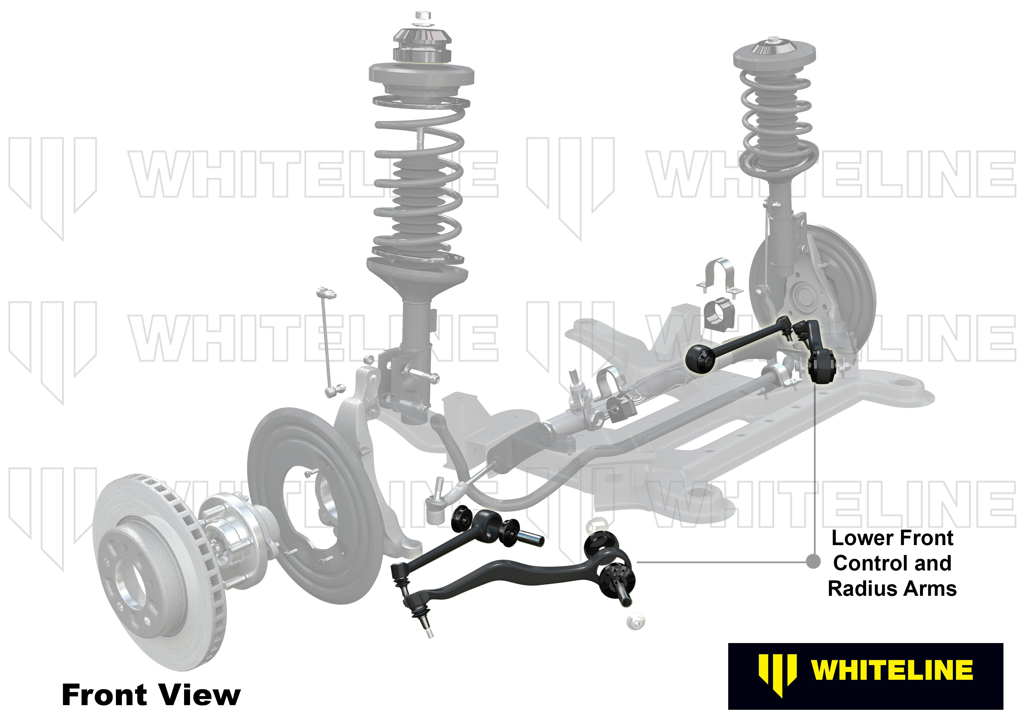 Front Control and Radius Arm Lower - Arm to Suit BMW 1, 3 Series and X1