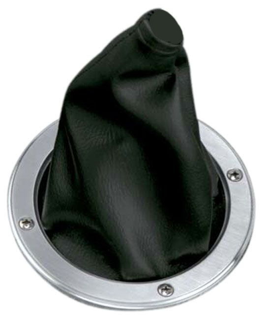 Lokar Billet Round Shifter Boot Ring with Boot LK-70-BHRB