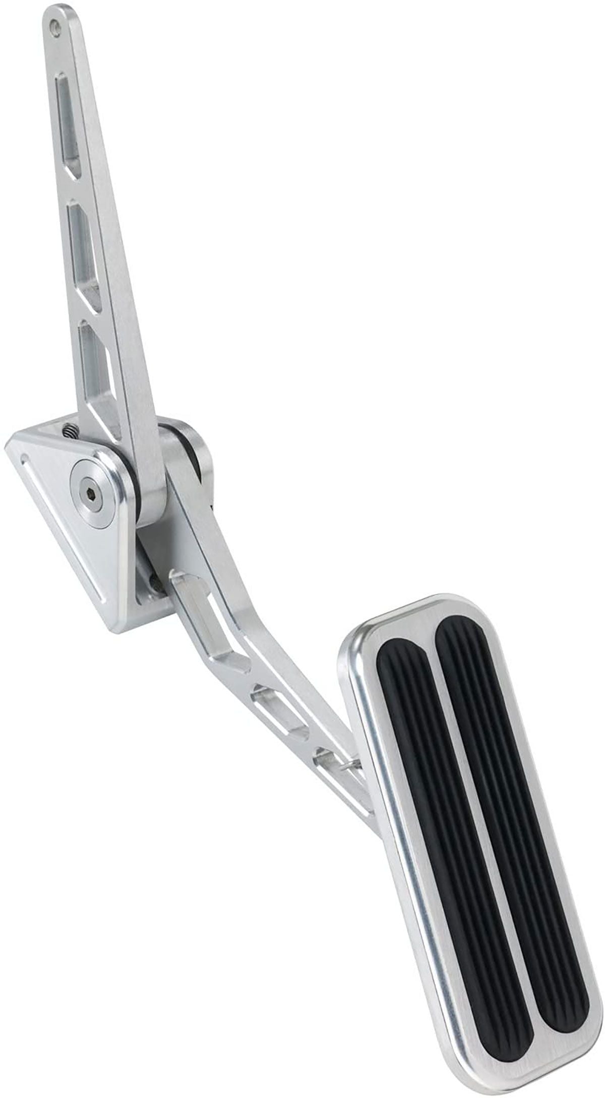 Lokar Competitor Accelerator Pedal Assembly with Rubber - Brushed Billet Aluminium LK-