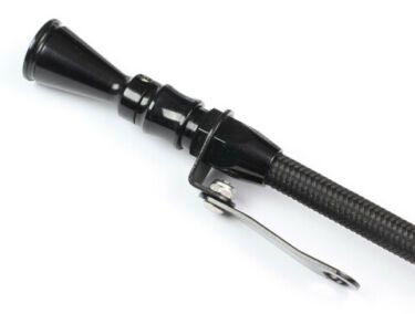 Lokar Anchor-Tight Lock Flex Engine Dipstick - Black LK-X1220254