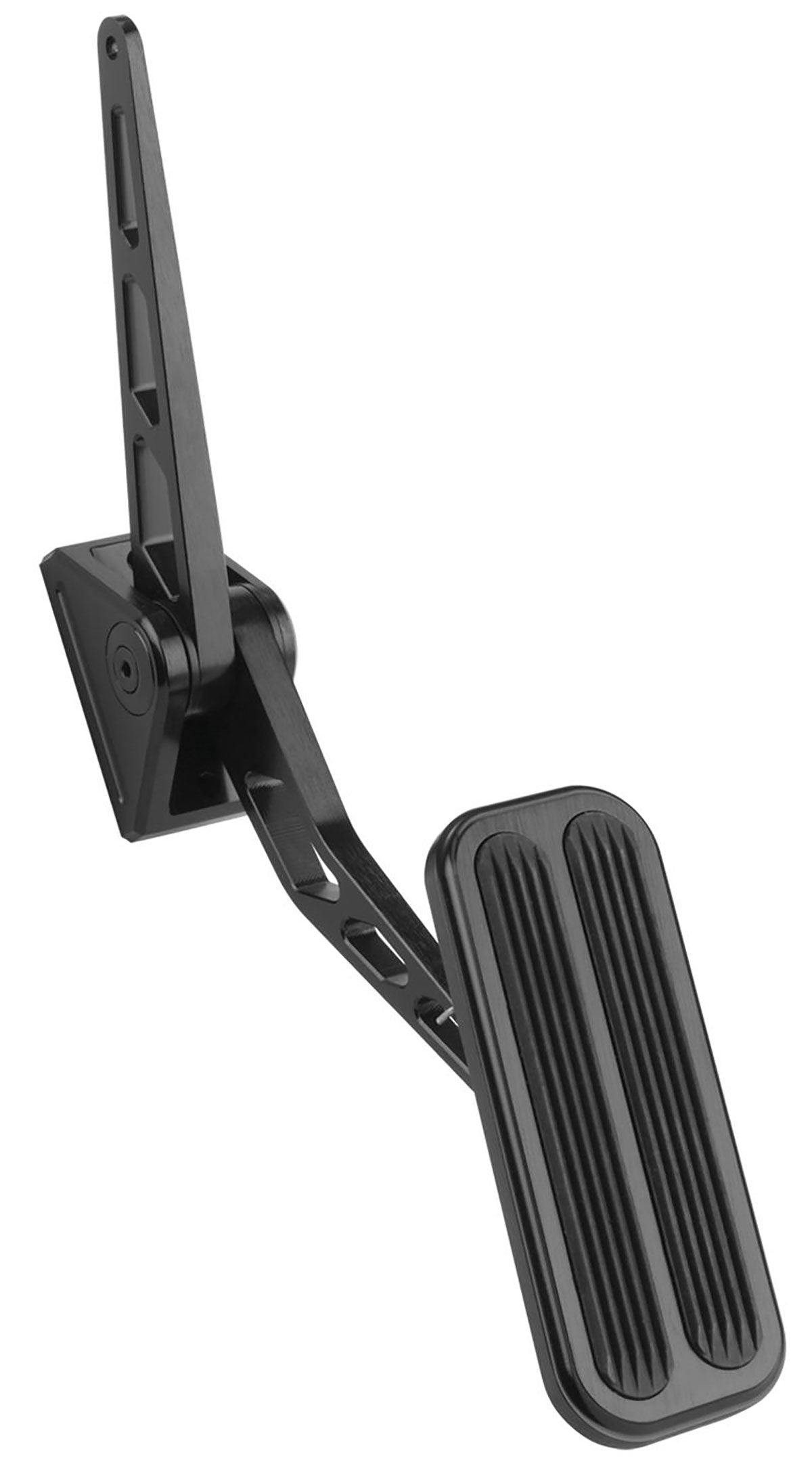 Lokar Competitor Accelerator Pedal Assembly with Rubber - Black Billet Aluminium LK-XB