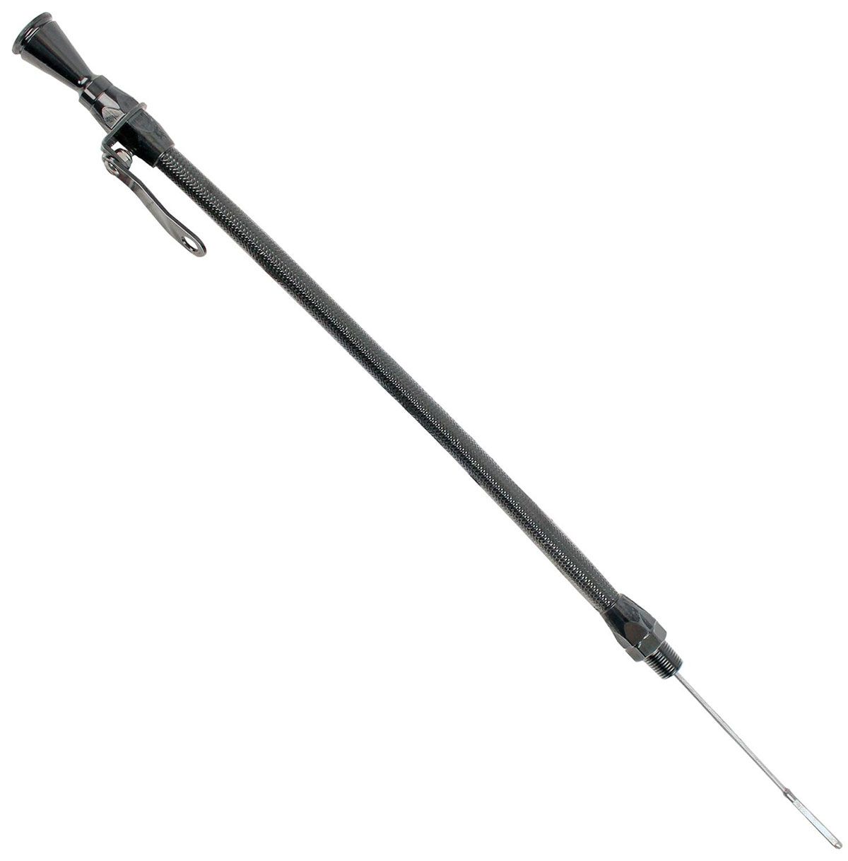 Lokar Flexible Engine Dipstick Black Stainless Steel Housing LK-XED-5017