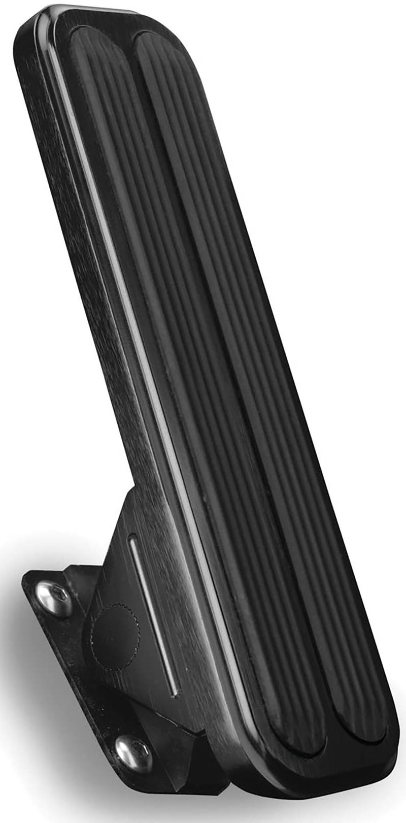 Lokar Eliminator Floor Mount Accelerator Pedal with Rubber - Black Billet Aluminium LK