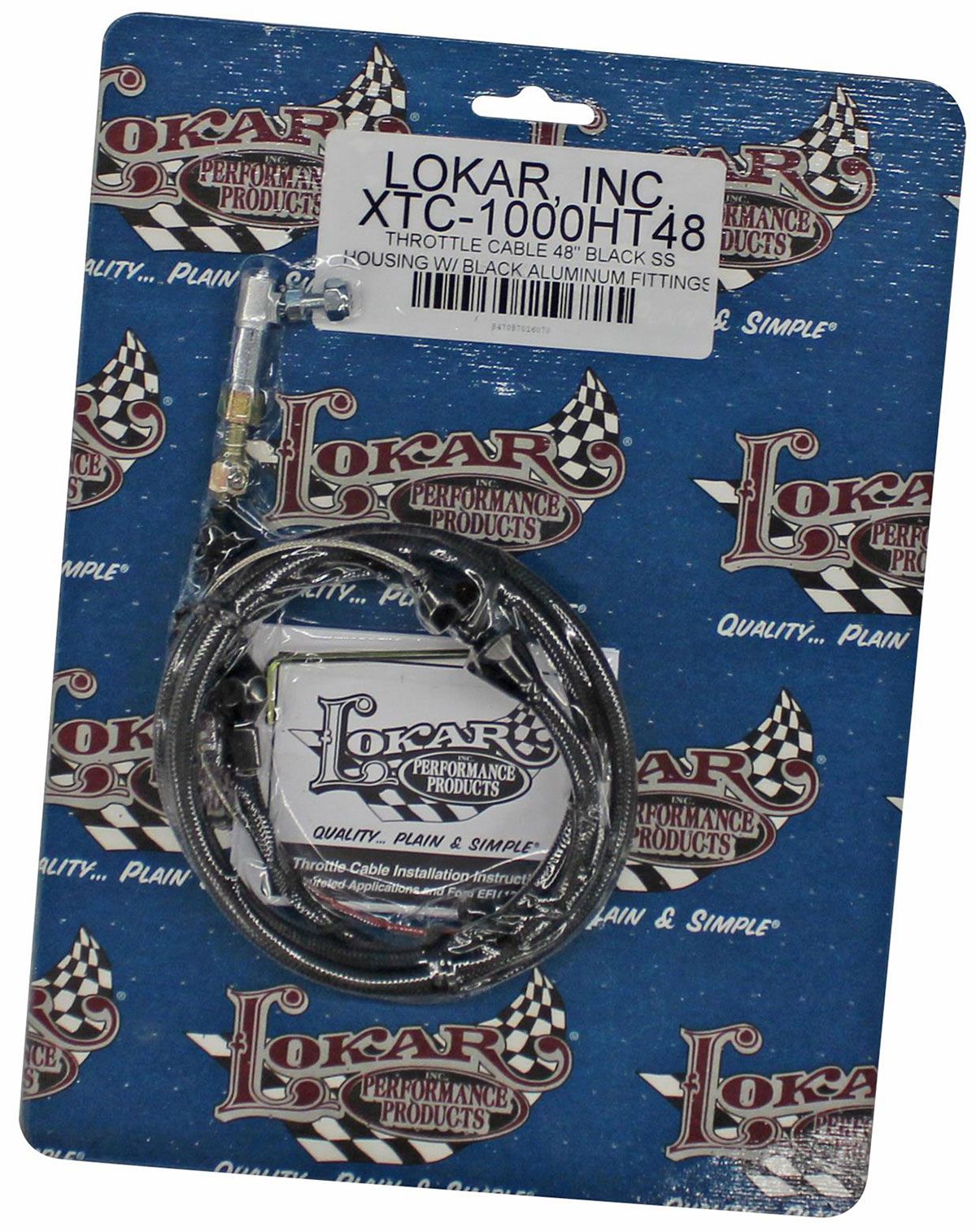 Lokar 48" Hi-Tech Accelerator Cable LK-XTC-1000HT48