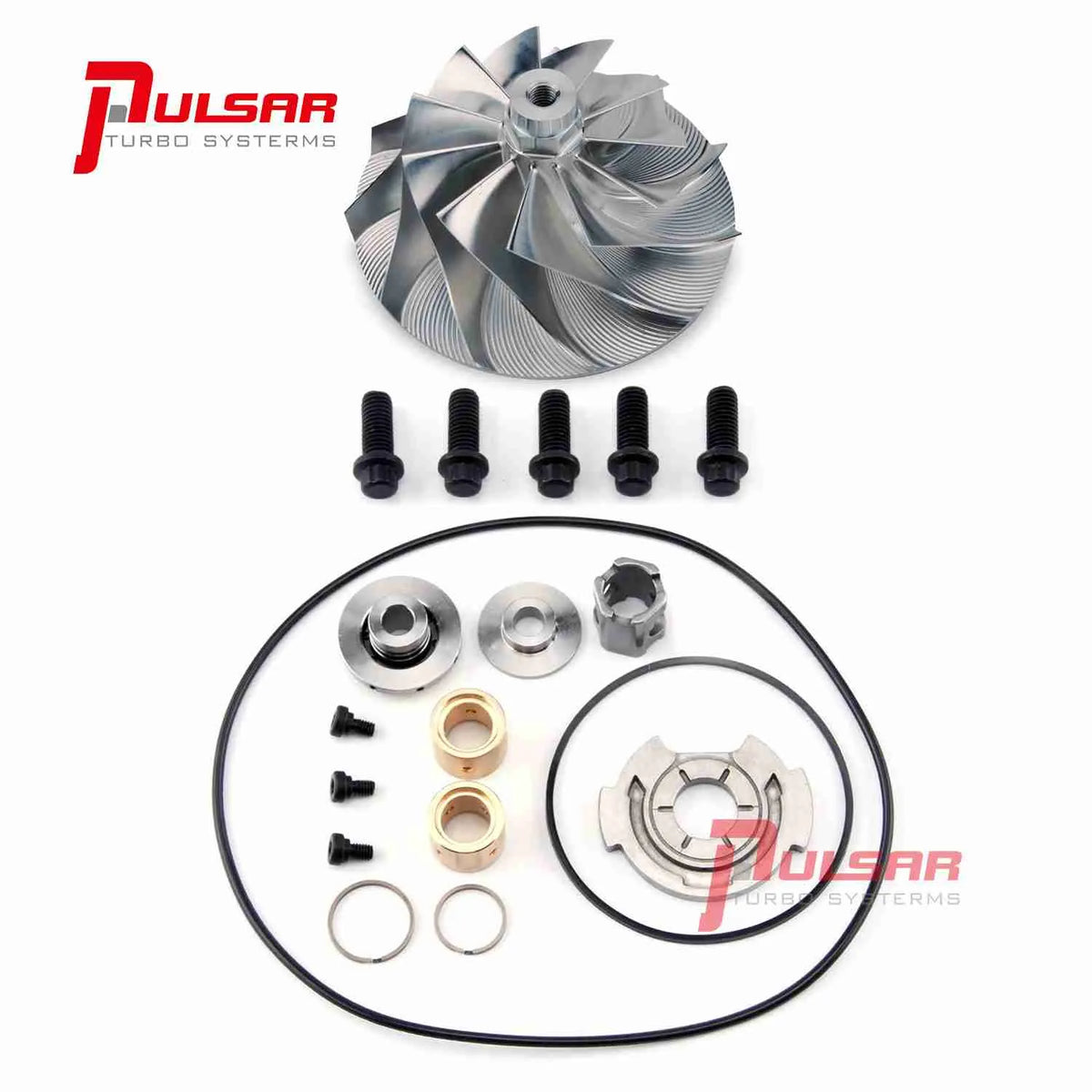 Pulsar 2004.5–2005 Duramax LLY Billet Compressor Wheel Rebuild Kit (PULSAR-RRK0006)